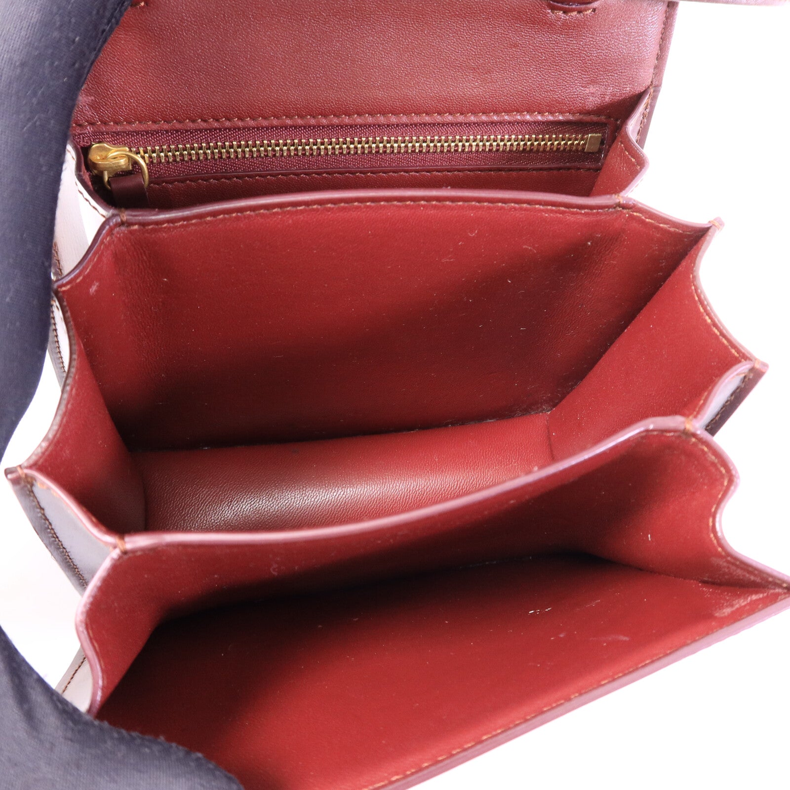 CELINE 牛皮皮革Mini Classic Box肩背袋