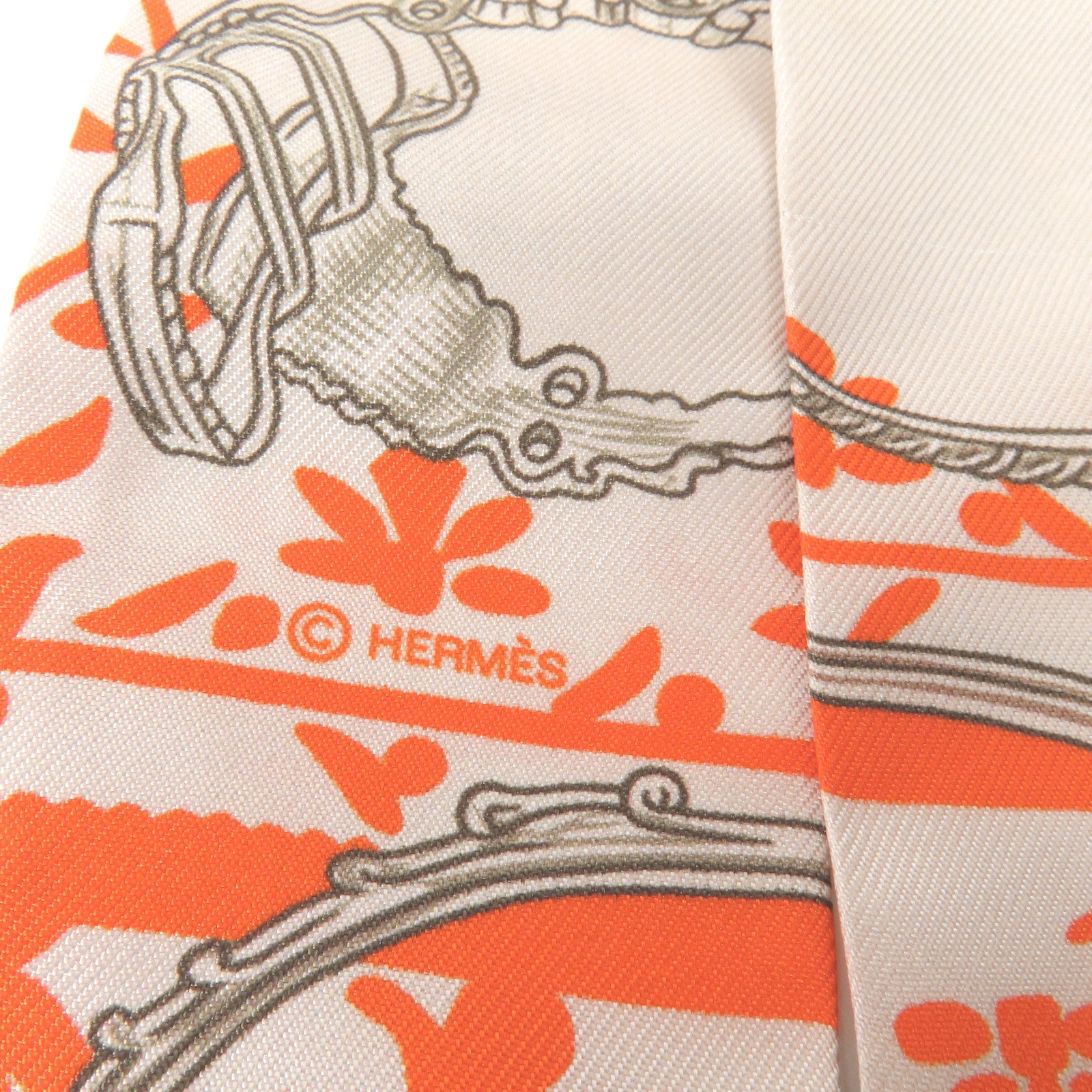 HERMES 絲質Twilly絲巾
