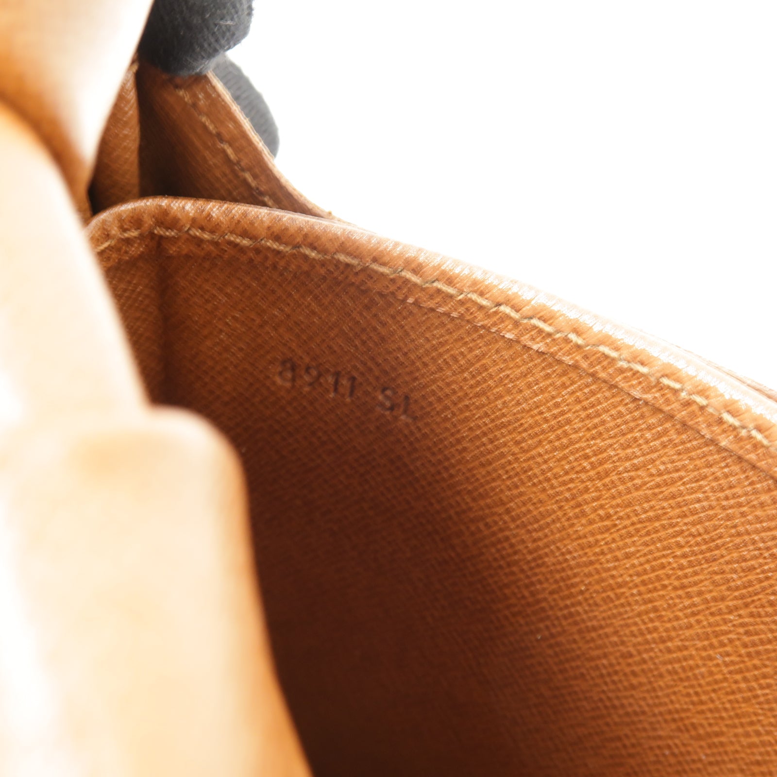 LOUIS VUITTON Monogram Cartouchiere金扣肩背袋棕色