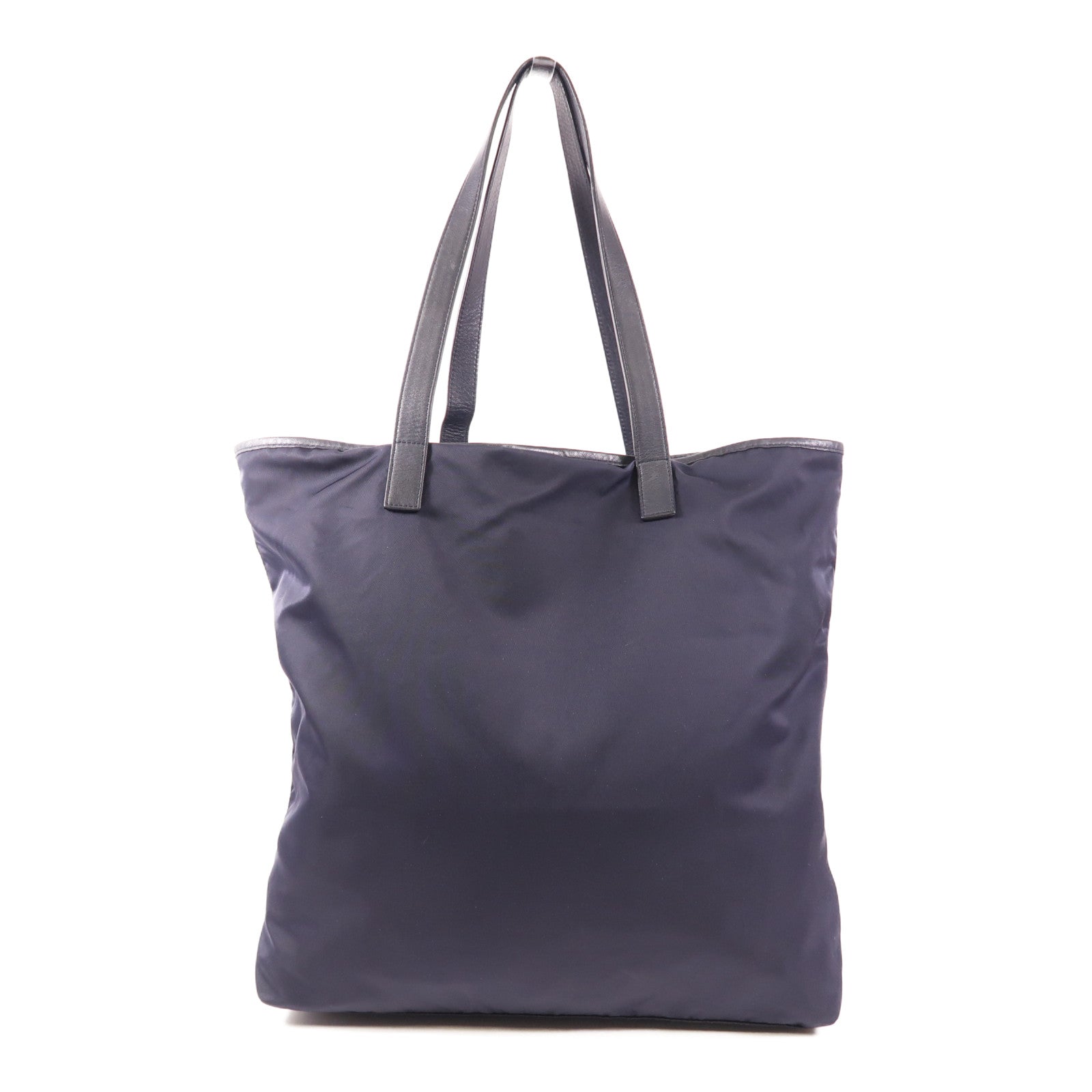PRADA 尼龍Tote Bag銀扣肩背袋
