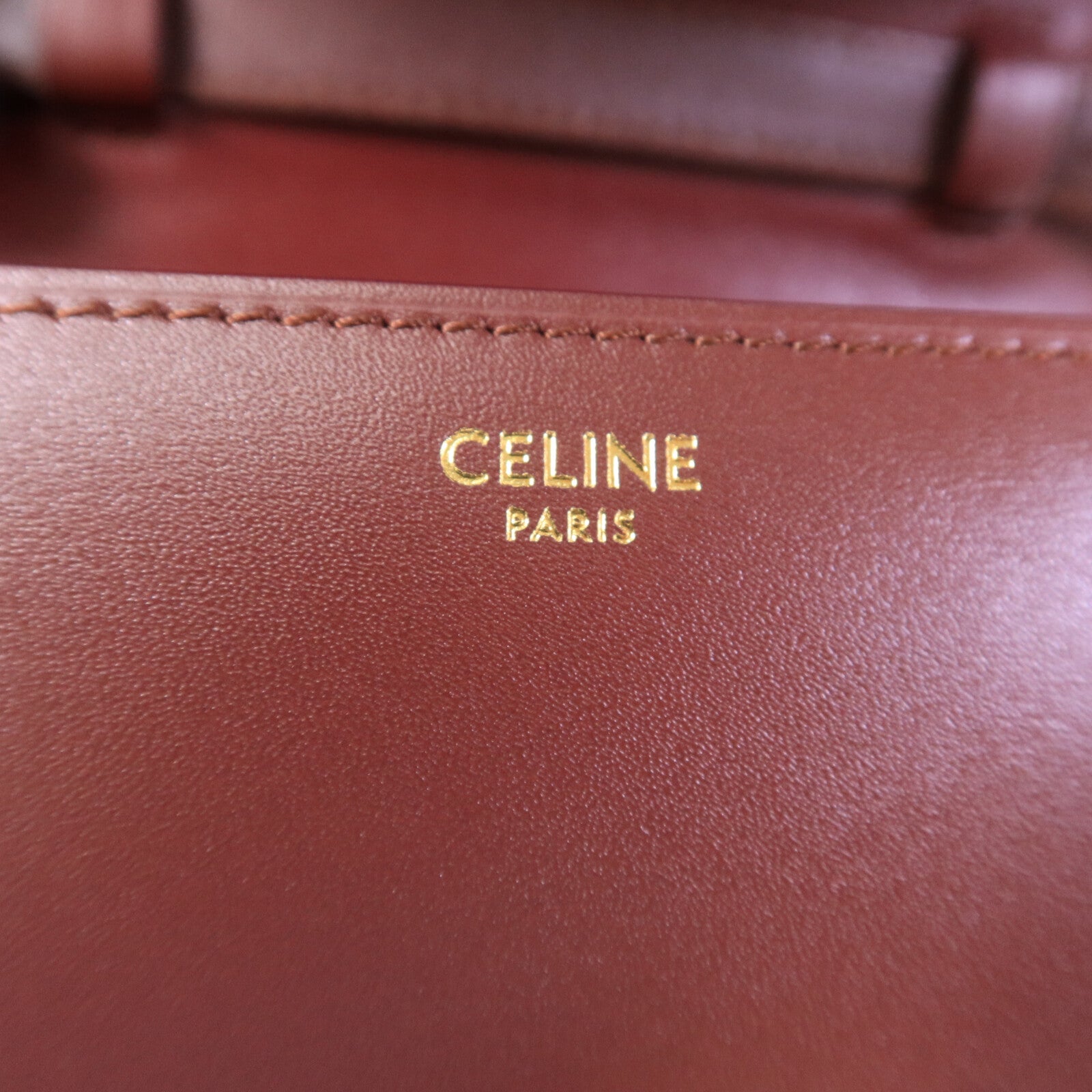 CELINE 牛皮皮革Mini Classic Box肩背袋