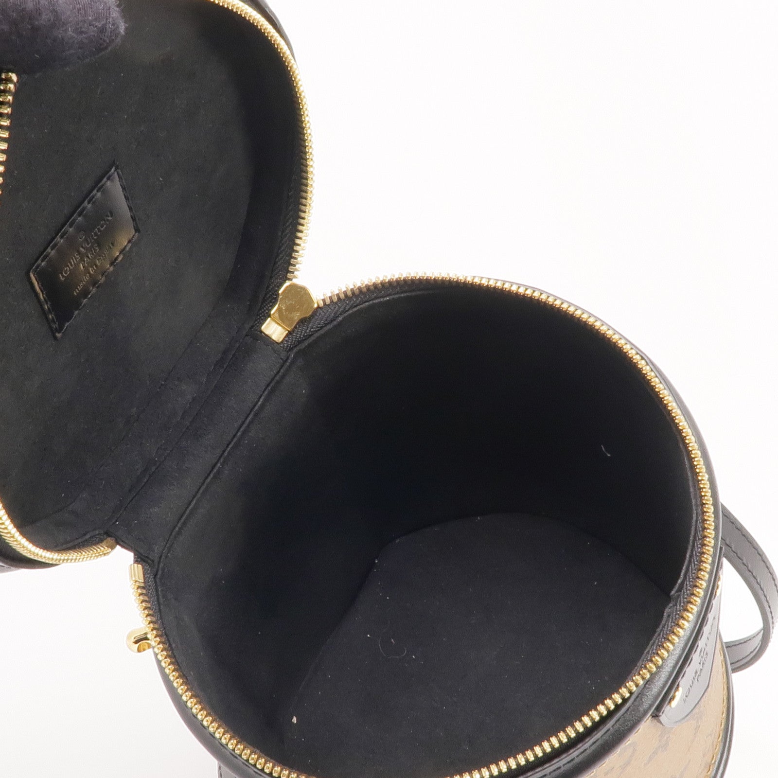 LOUIS VUITTON Monogram Reverse Cannes金扣手挽肩背兩用袋