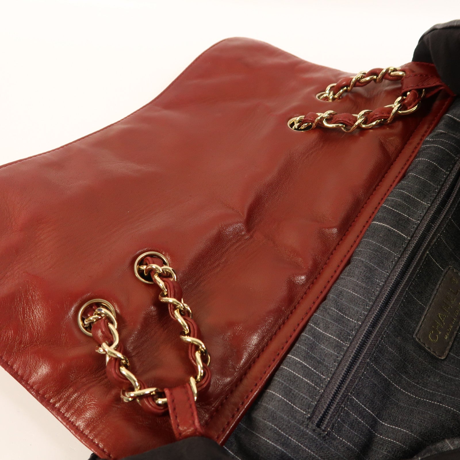 CHANEL 牛皮皮革/羊皮皮革Classic Portobello Tote金扣手挽肩背兩用袋
