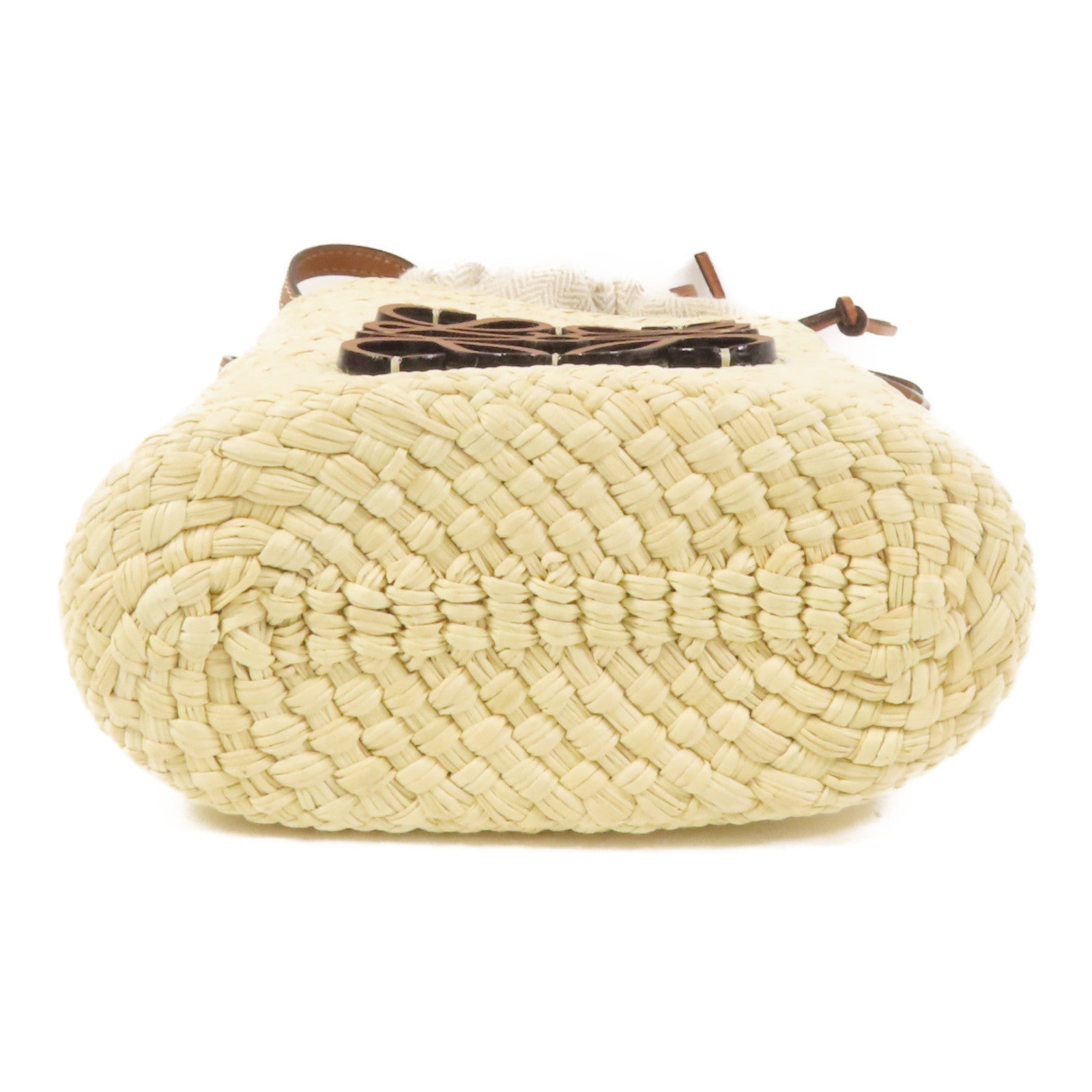 LOEWE 【激減優惠】Iraca Palm Square Pocket肩背袋