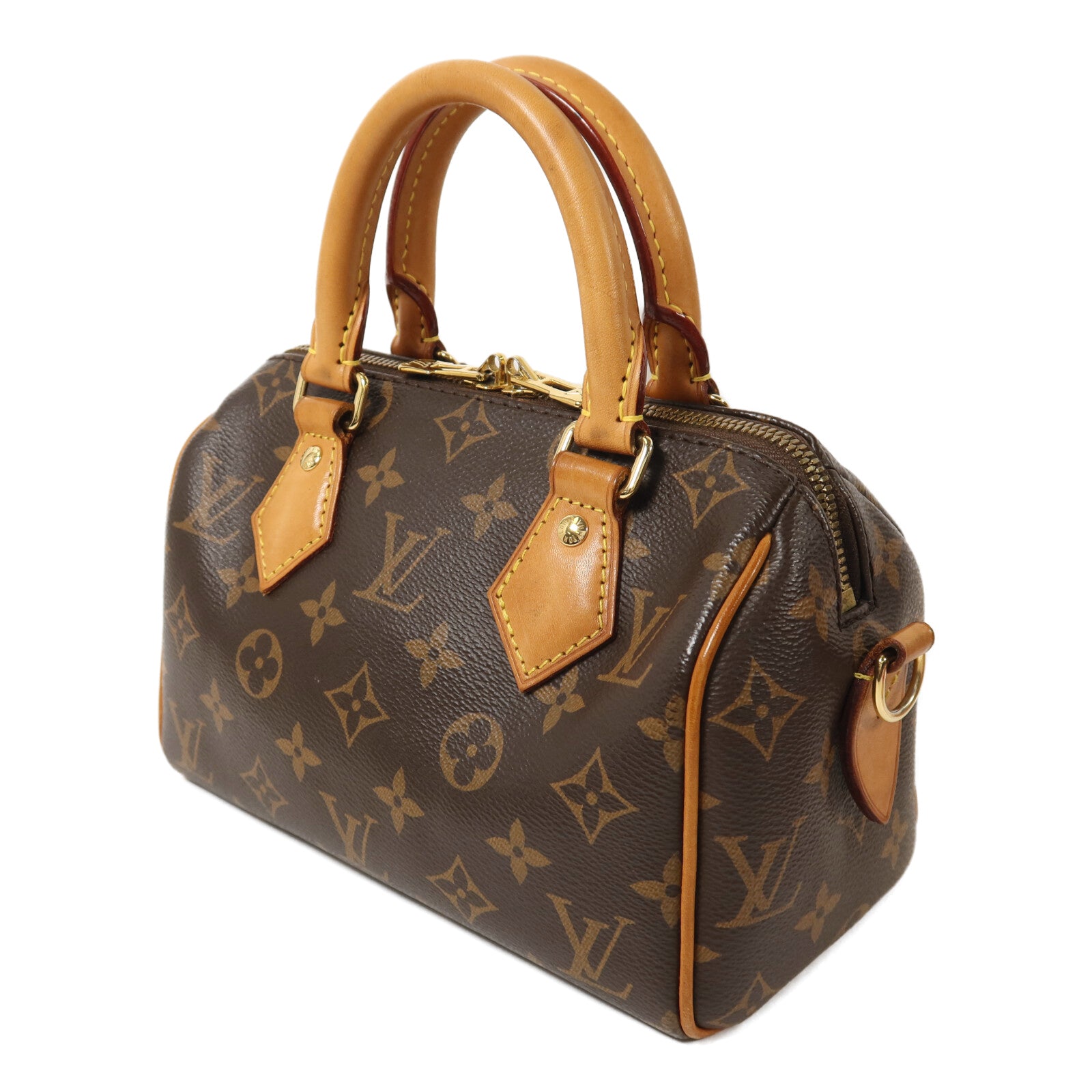 LOUIS VUITTON Monogram Speedy Bandouliere 20金扣手挽肩背兩用袋