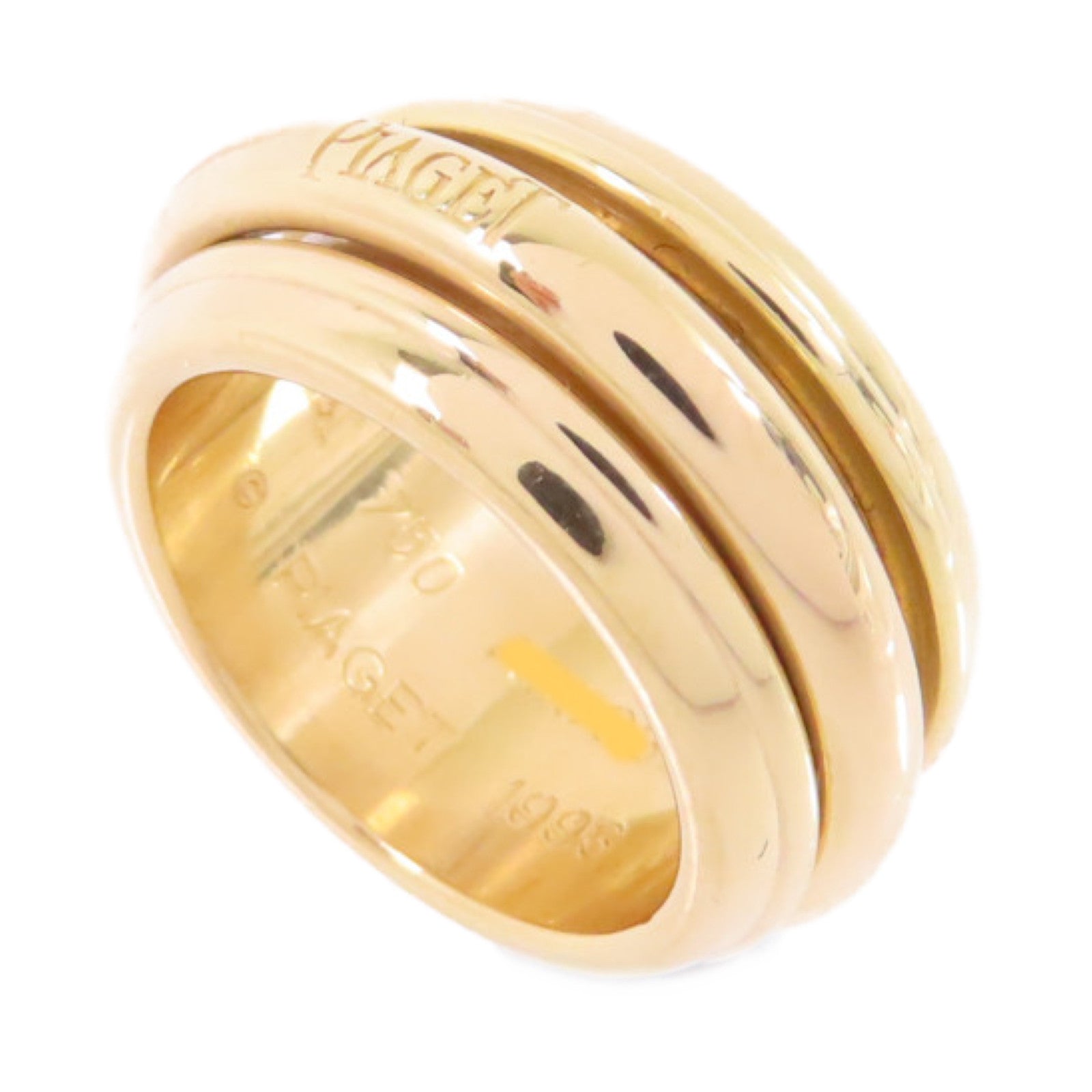 PIAGET 18K黃金Possession Ring戒指US#3.25/#45
