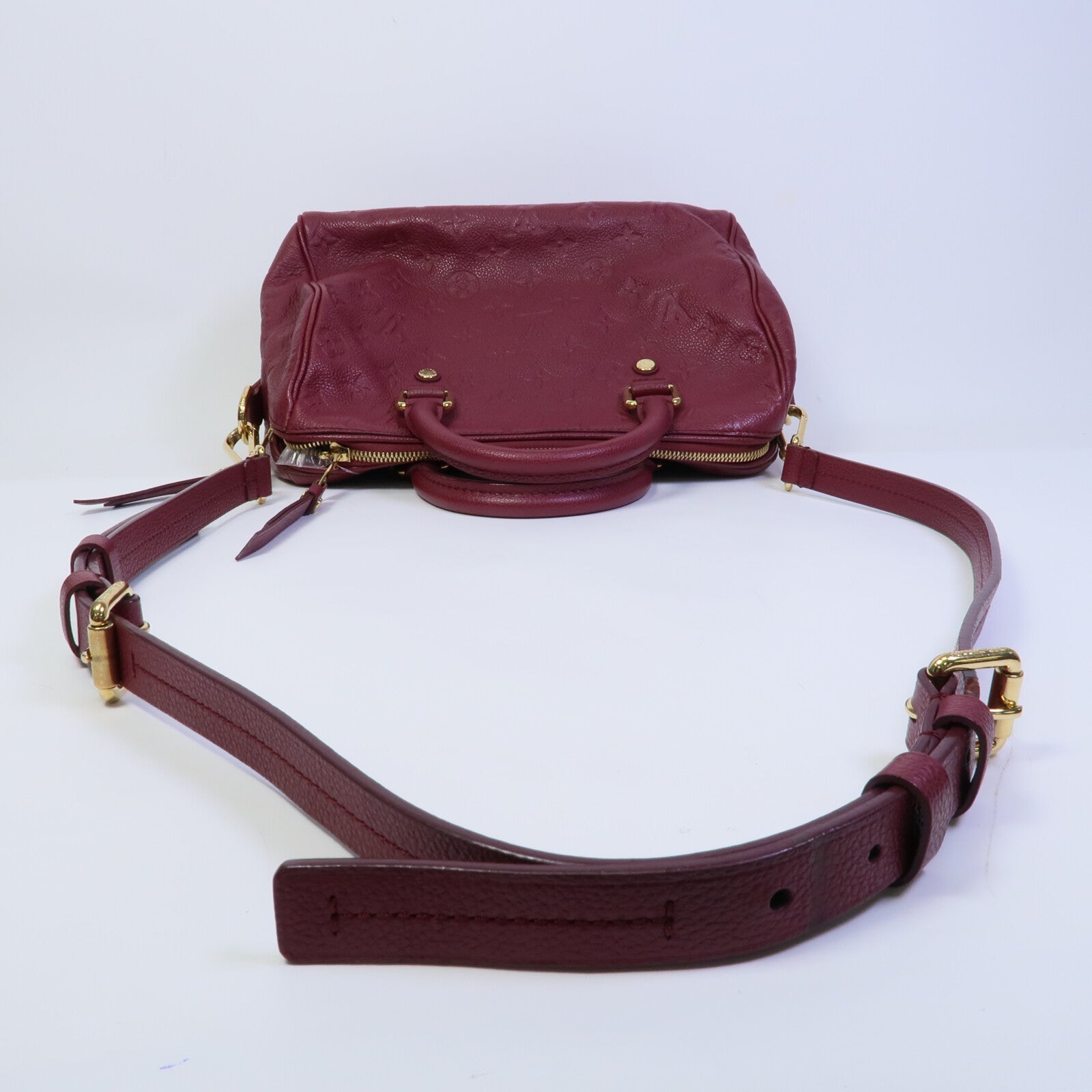 LOUIS VUITTON Monogram Empreinte Speedy Bandouliere 25手挽肩背兩用袋