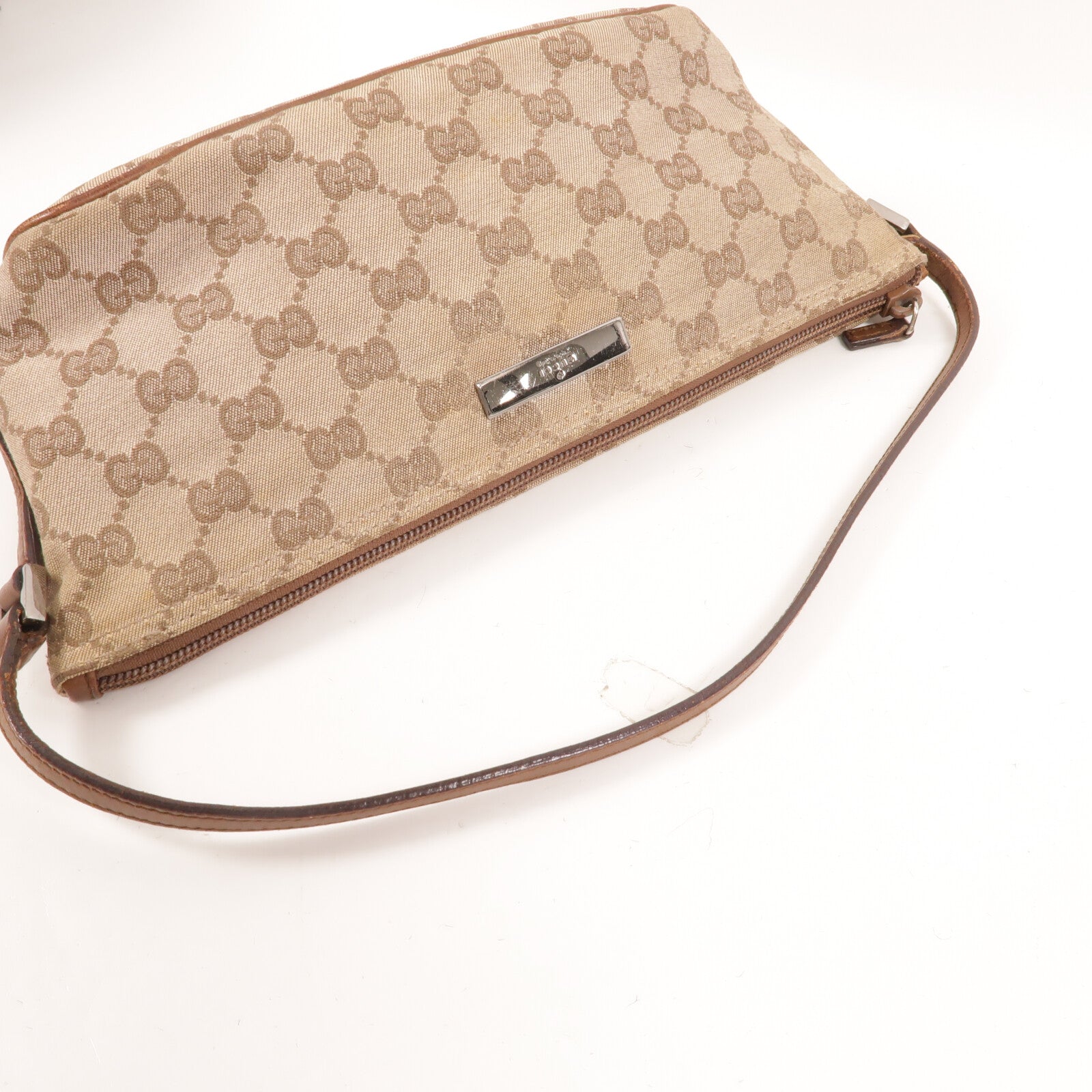 GUCCI 帆布Boat Pochette Bag手挽袋