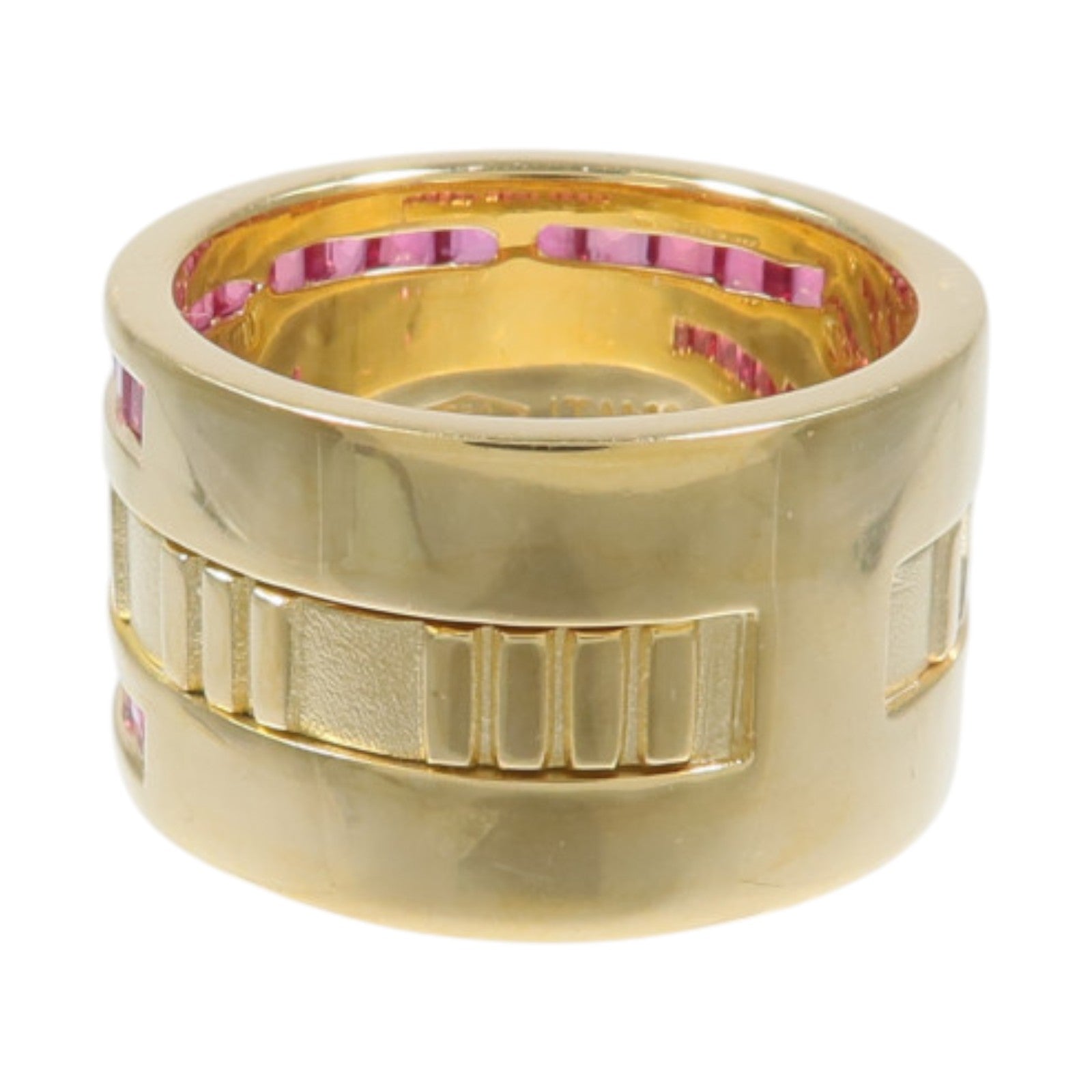 TIFFANY＆CO 18K黃金Atlas Ruby Ring戒指