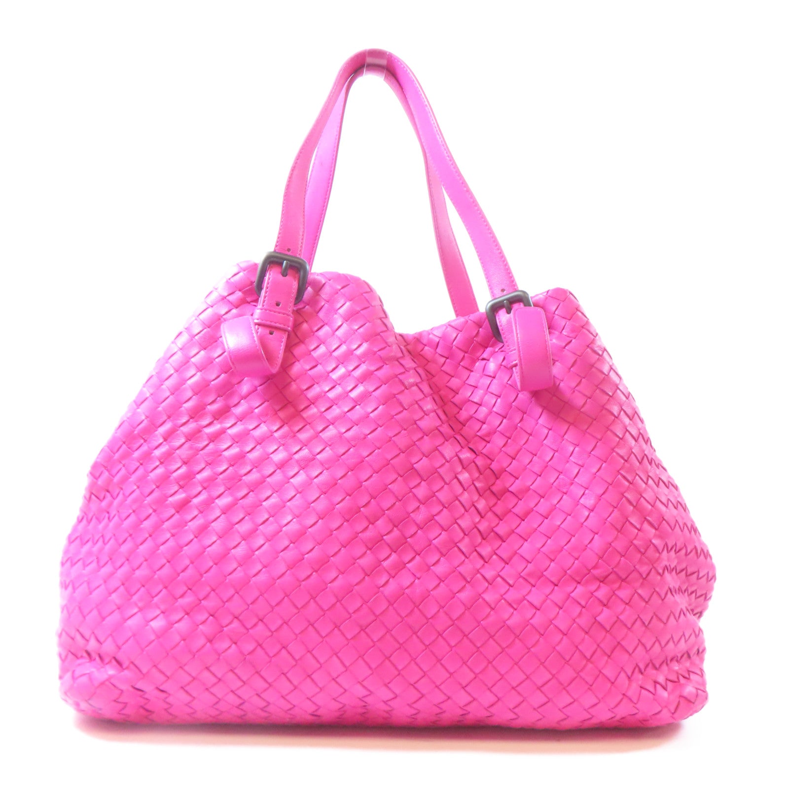 BOTTEGA VENETA 牛皮皮革Tote Bag肩背袋粉紅色