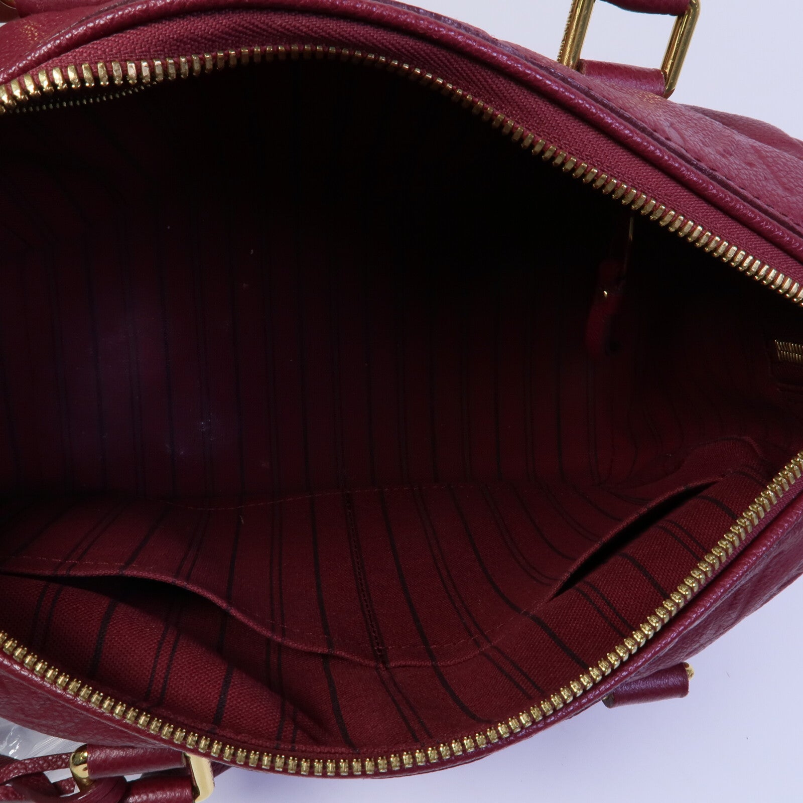 LOUIS VUITTON Monogram Empreinte Speedy Bandouliere 25手挽肩背兩用袋