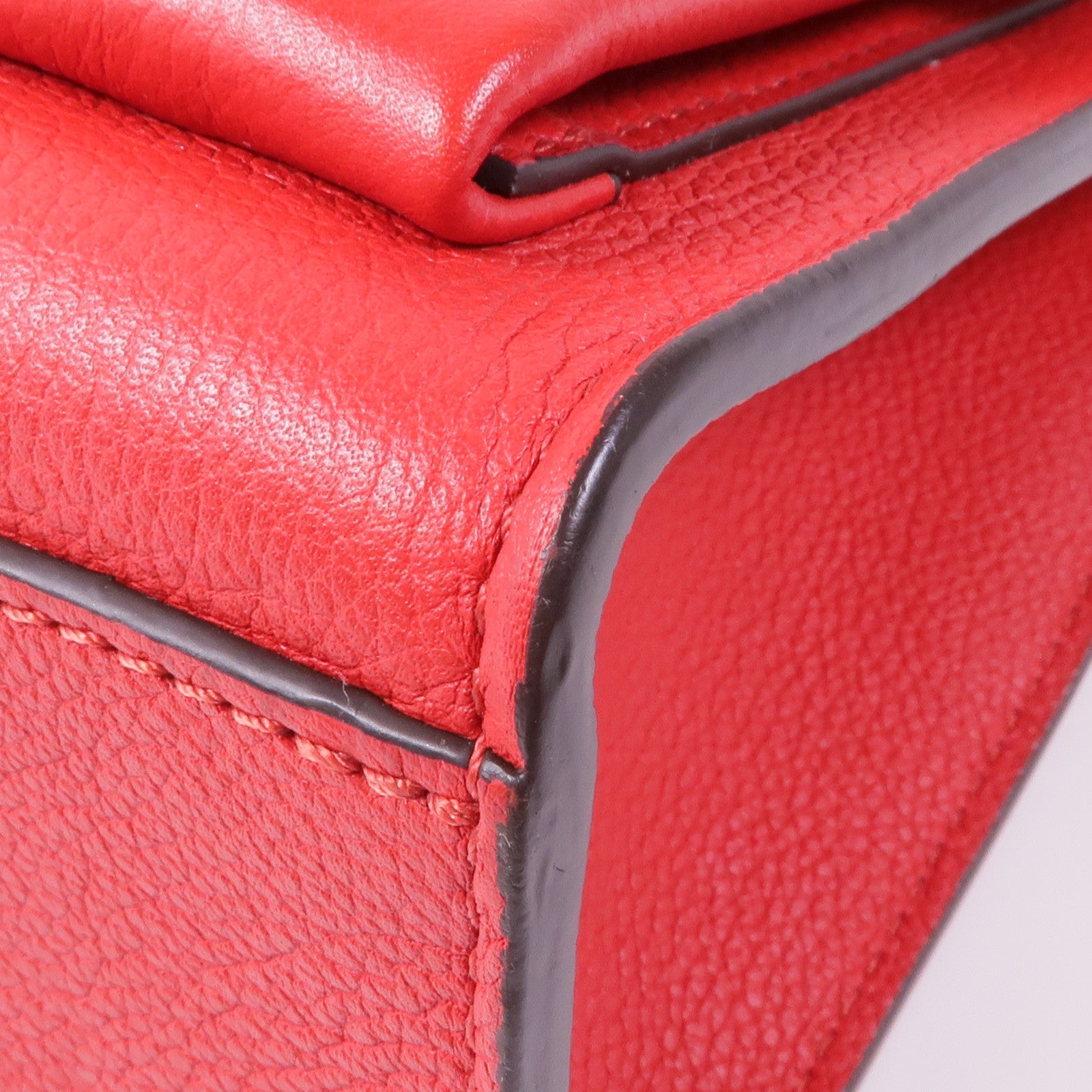 LOUIS VUITTON 牛皮皮革My Lockme BB銀扣鏈帶肩背袋