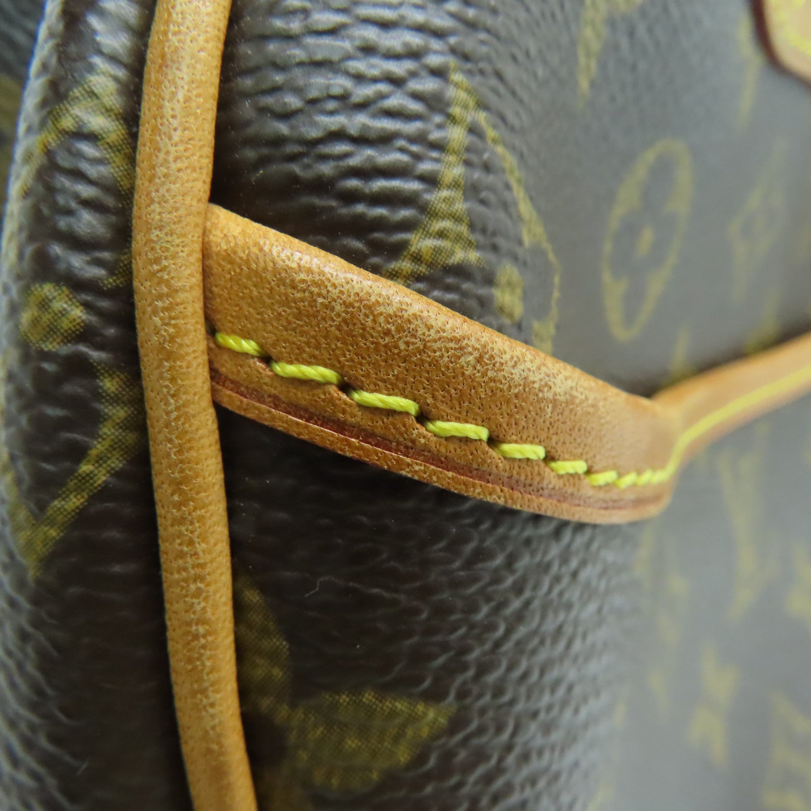 LOUIS VUITTON Monogram Trouville Hand Bag金扣手挽袋啡色