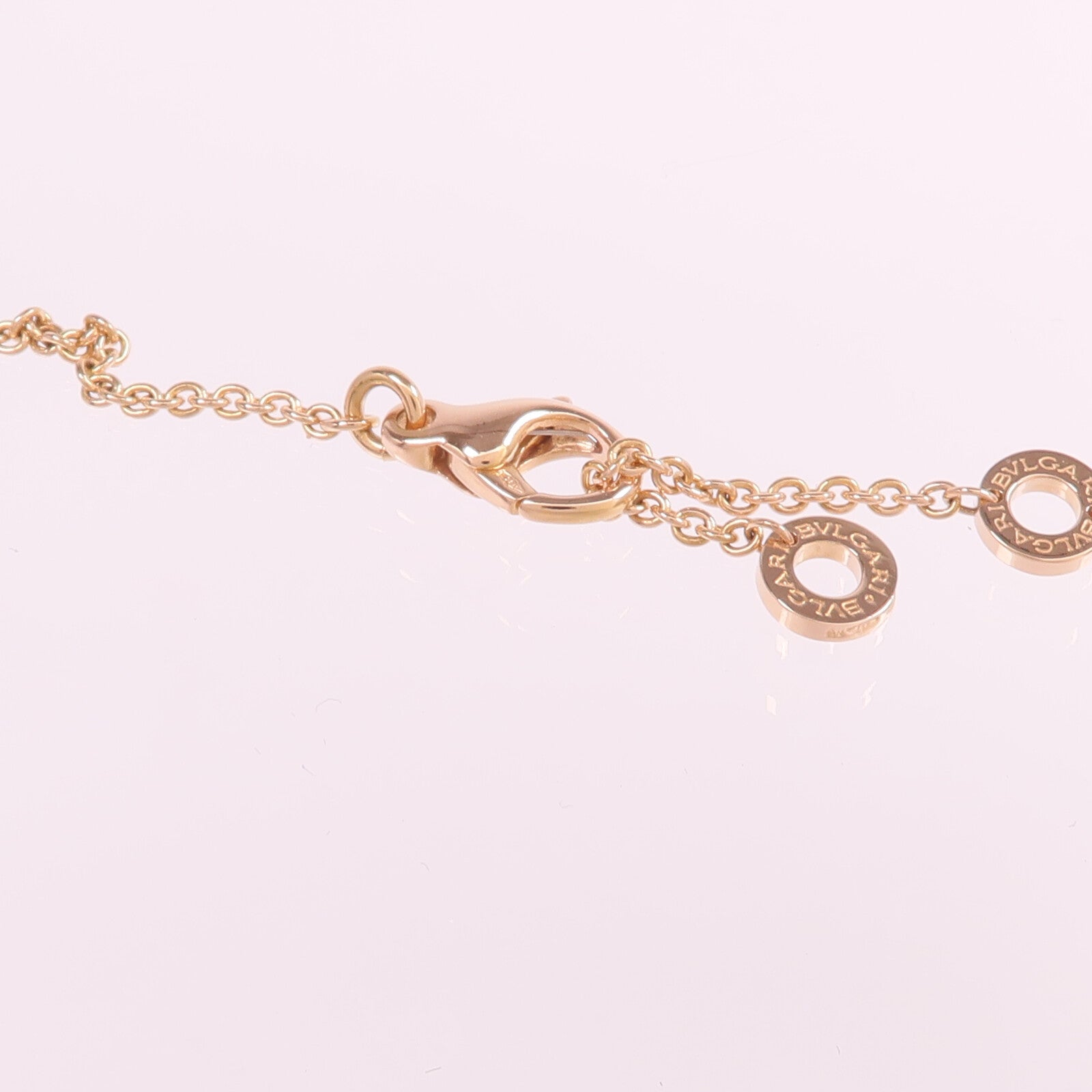 BVLGARI 【激減優惠】18K玫瑰金B.zero1 Necklace鑽石項鍊