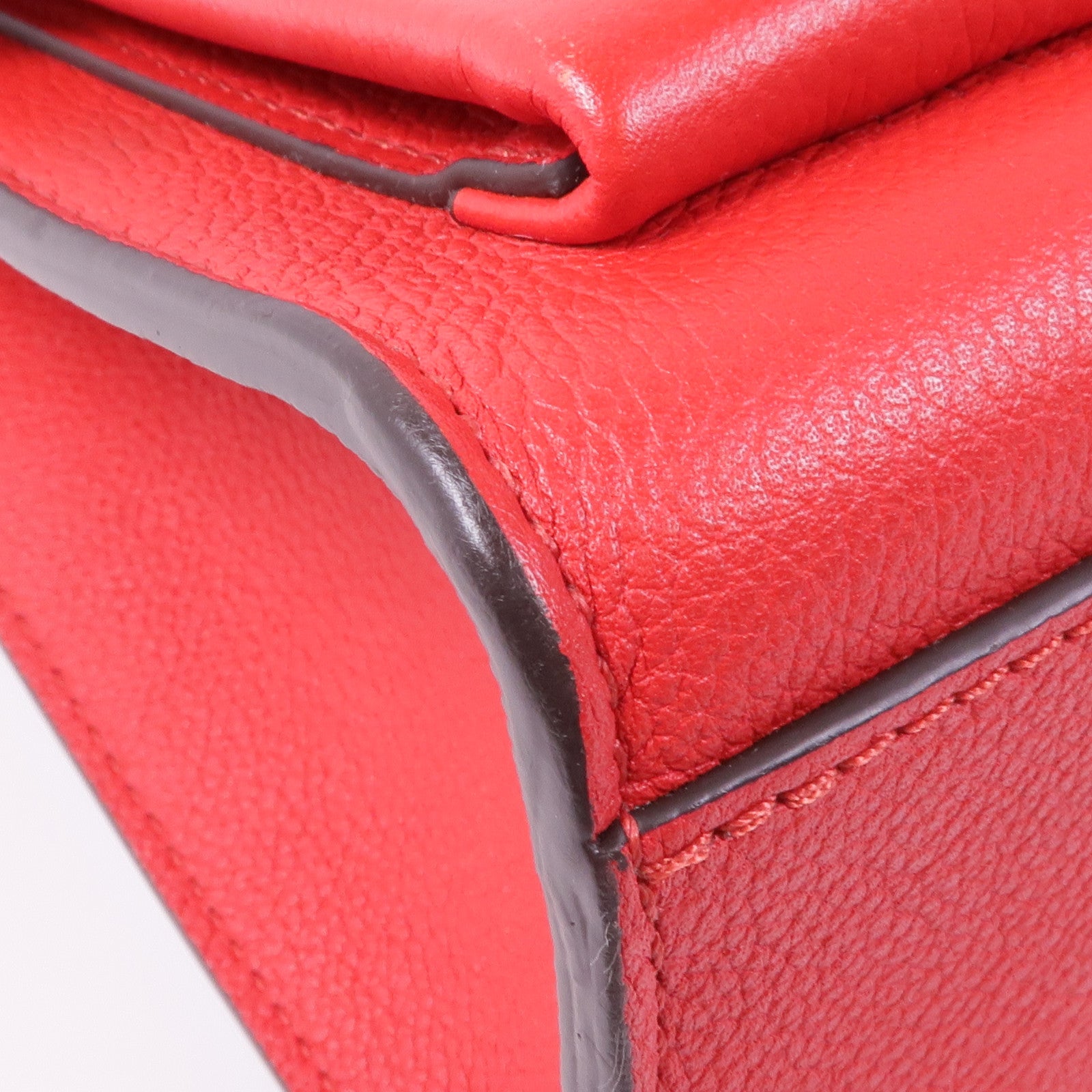 LOUIS VUITTON 牛皮皮革My Lockme BB銀扣鏈帶肩背袋