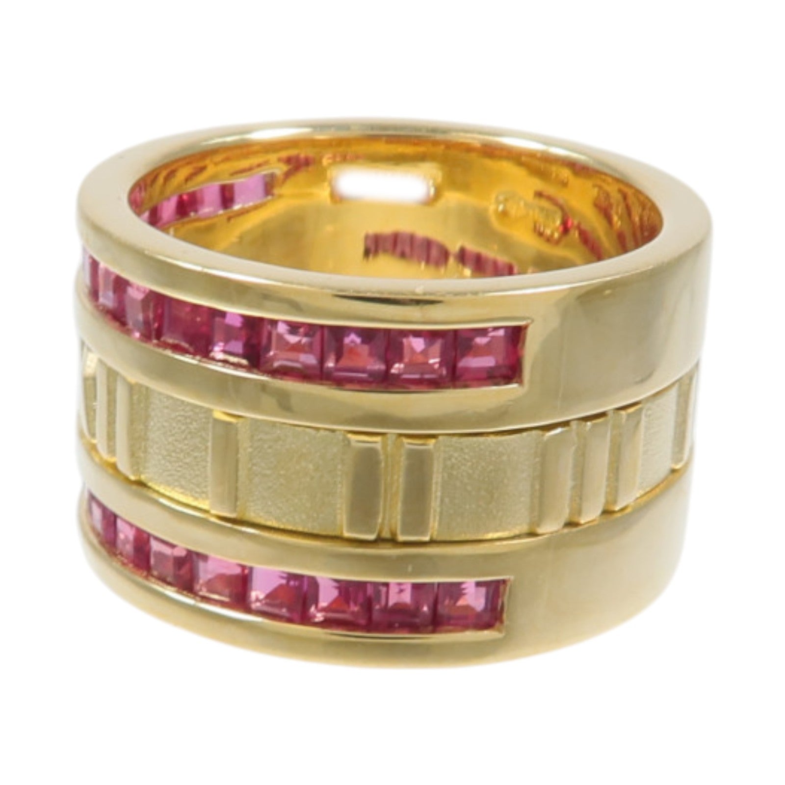 TIFFANY＆CO 18K黃金Atlas Ruby Ring戒指