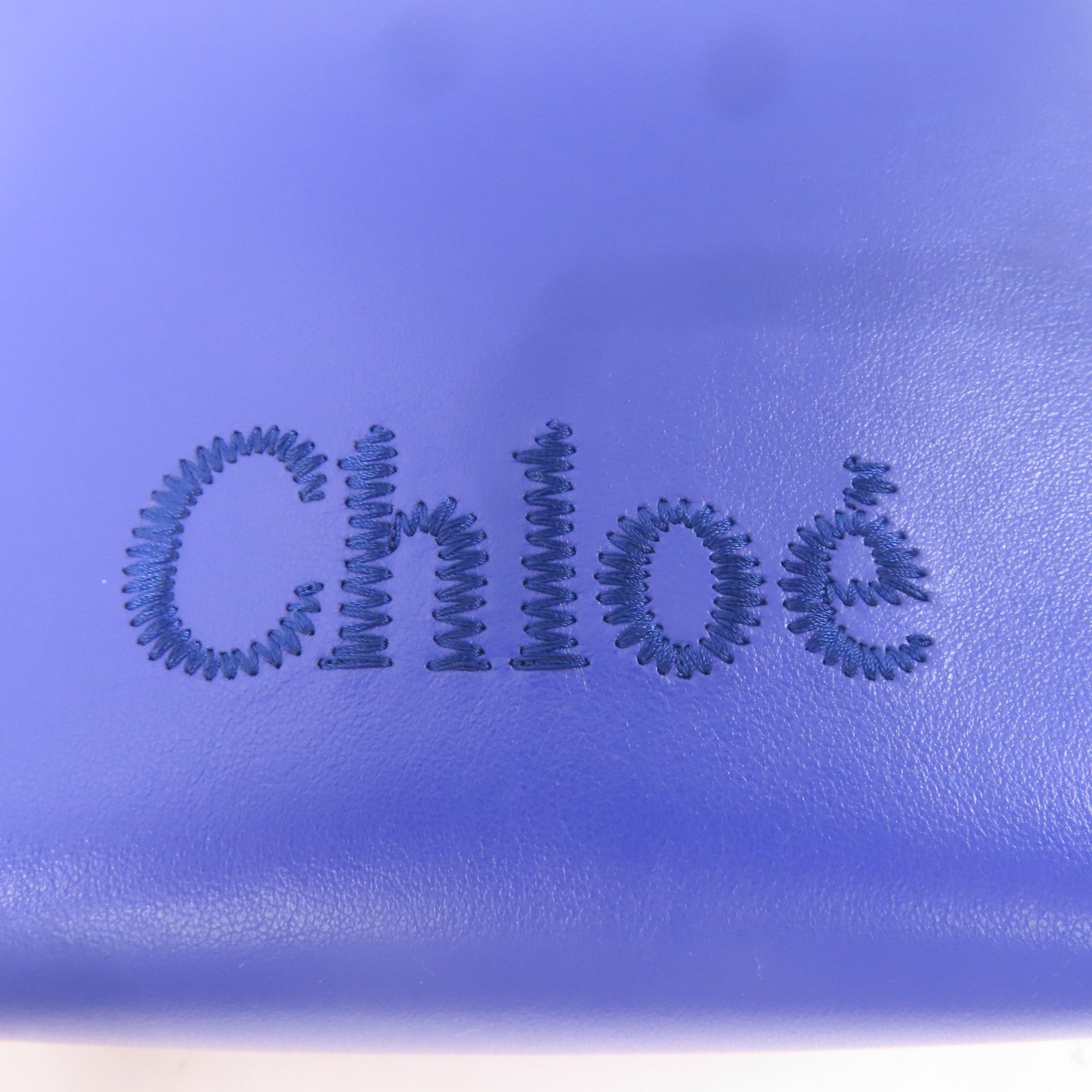 Chloe 牛皮皮革Shoulder Bag手挽肩背兩用袋藍色