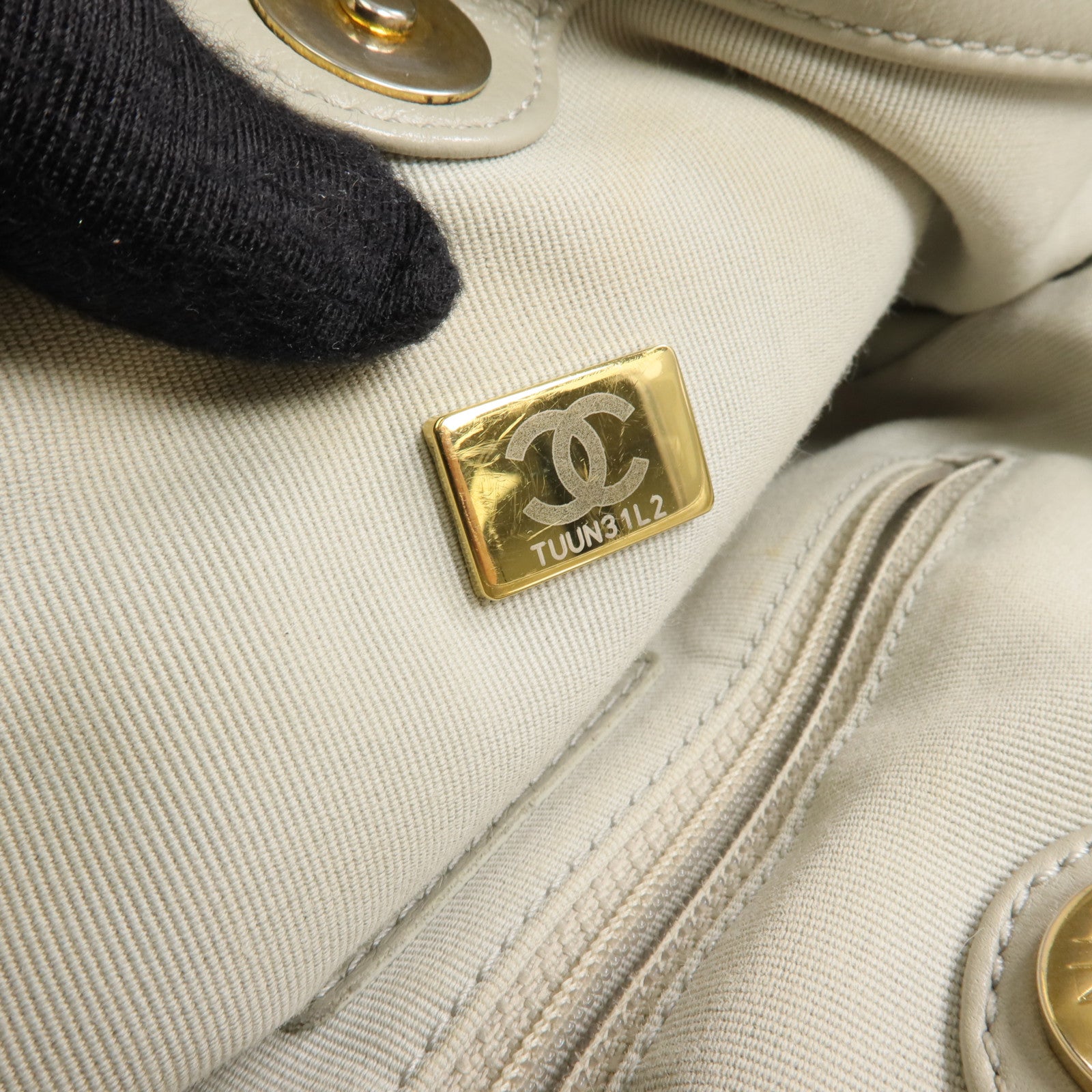 CHANEL 牛皮皮革Chain Shoulder Bag金扣鏈帶肩背袋