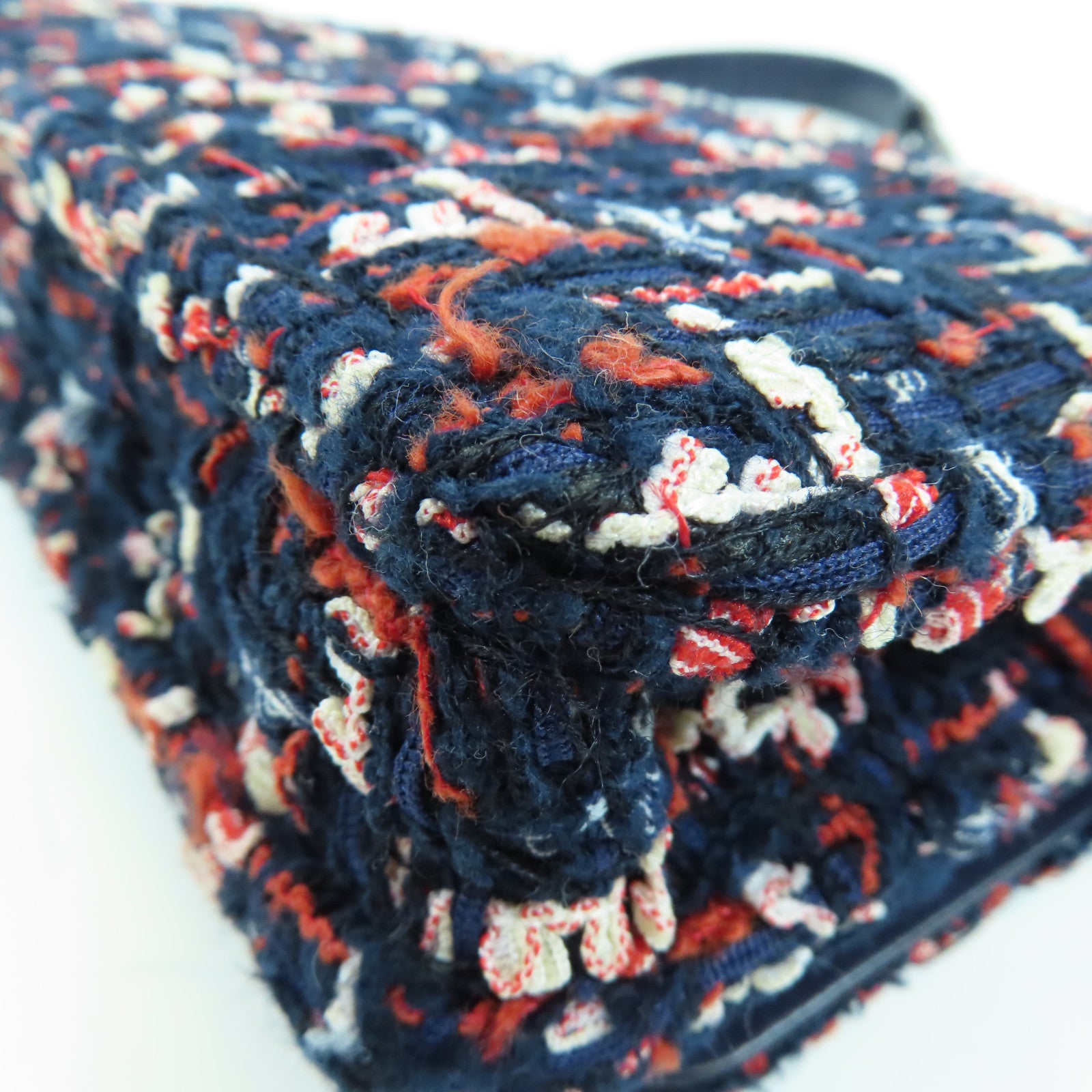CHANEL Tweed 19 WOC金扣手挽肩背兩用袋