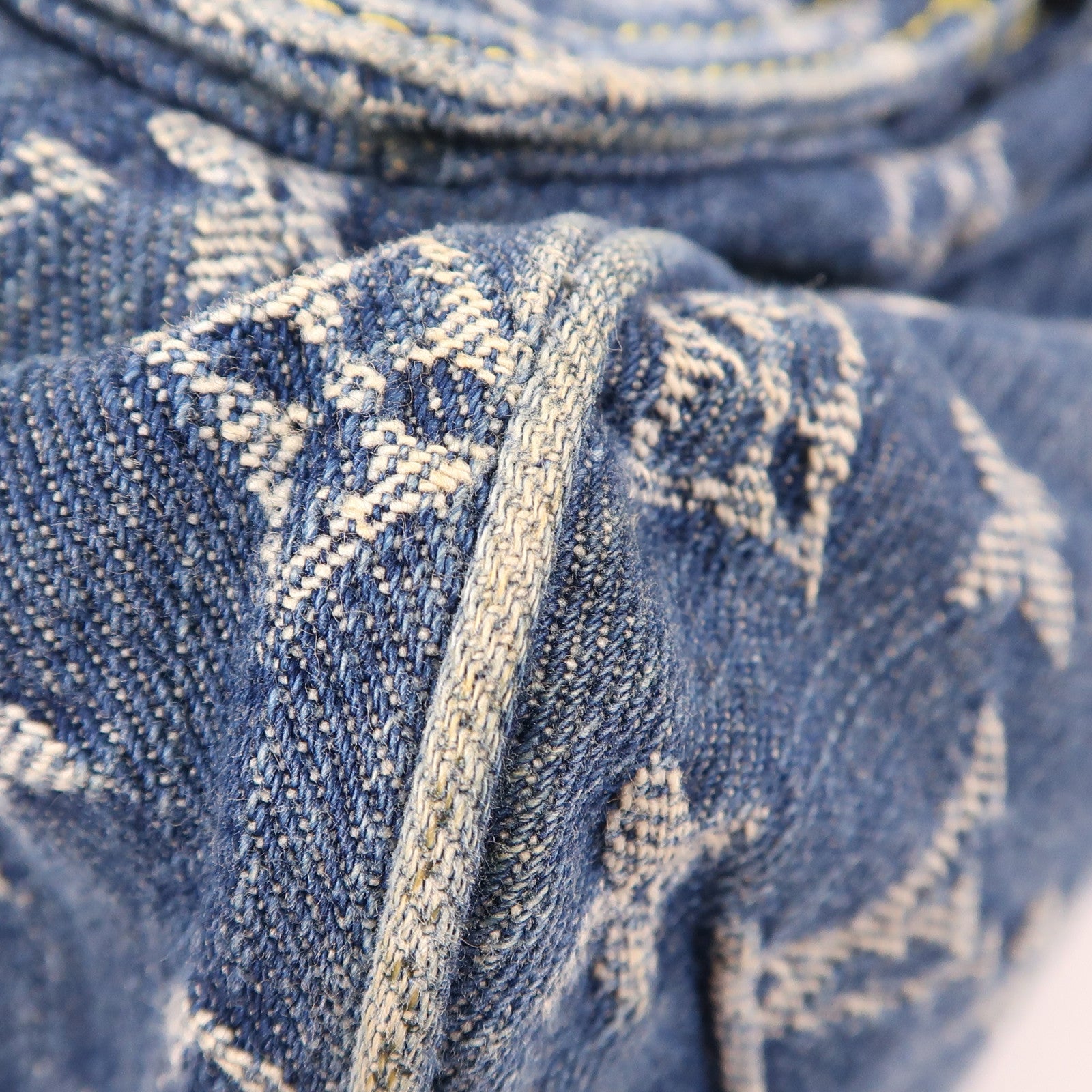 LOUIS VUITTON Monogram Denim Neo Speedy金扣手挽袋