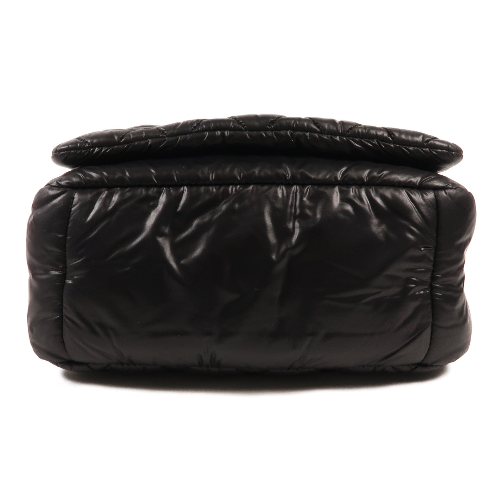 CHANEL 尼龍Coco Cocoon Messenger PM銀扣肩背袋