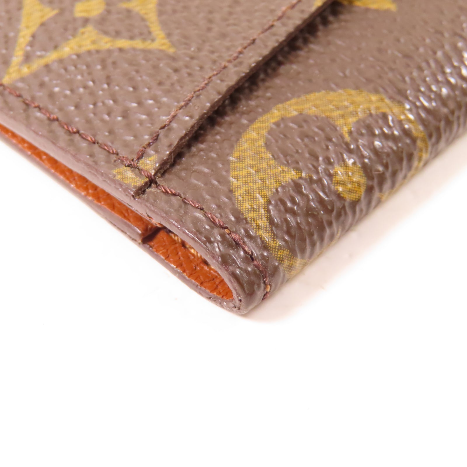 LOUIS VUITTON Monogram Pocket Card Case卡片套啡色