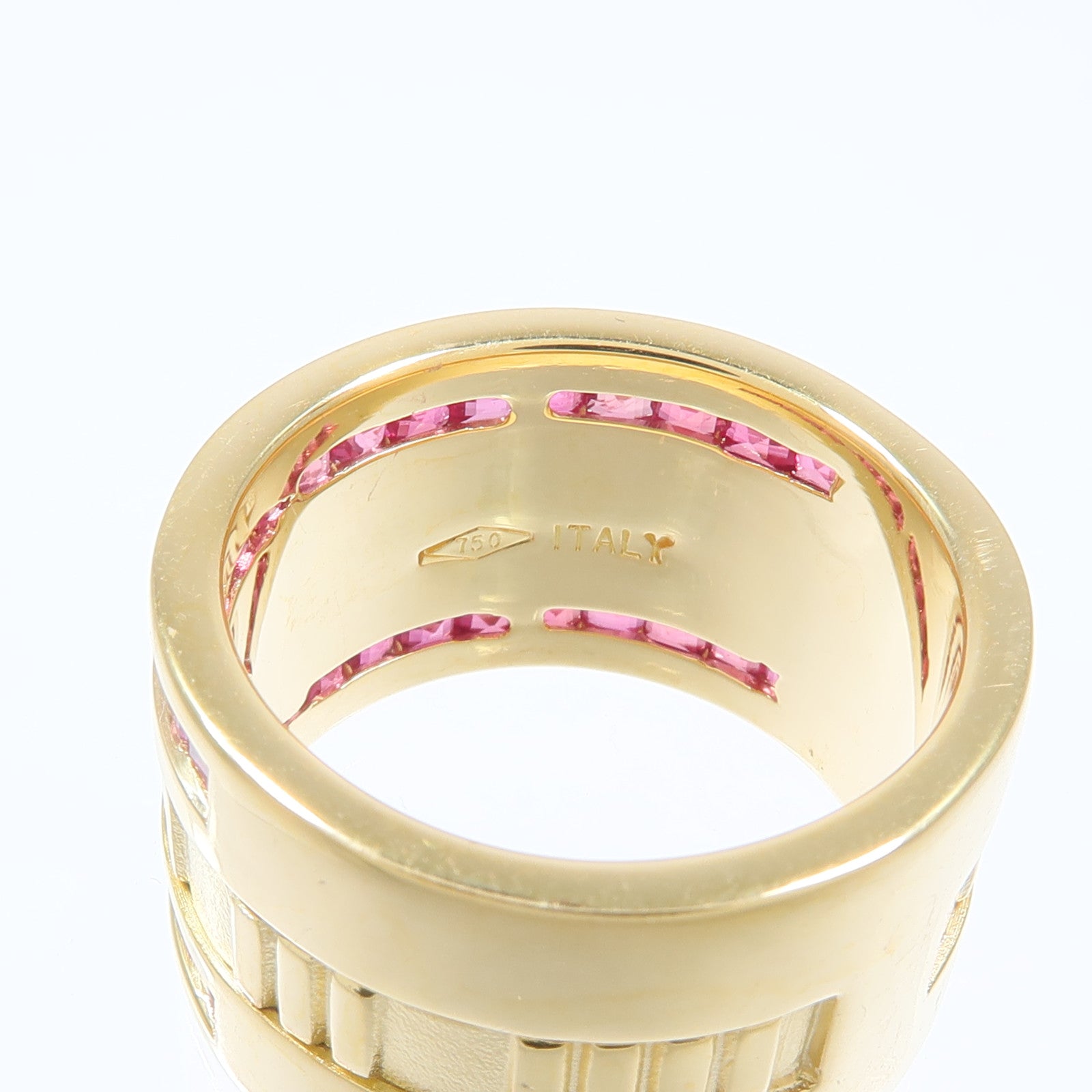 TIFFANY＆CO 18K黃金Atlas Ruby Ring戒指
