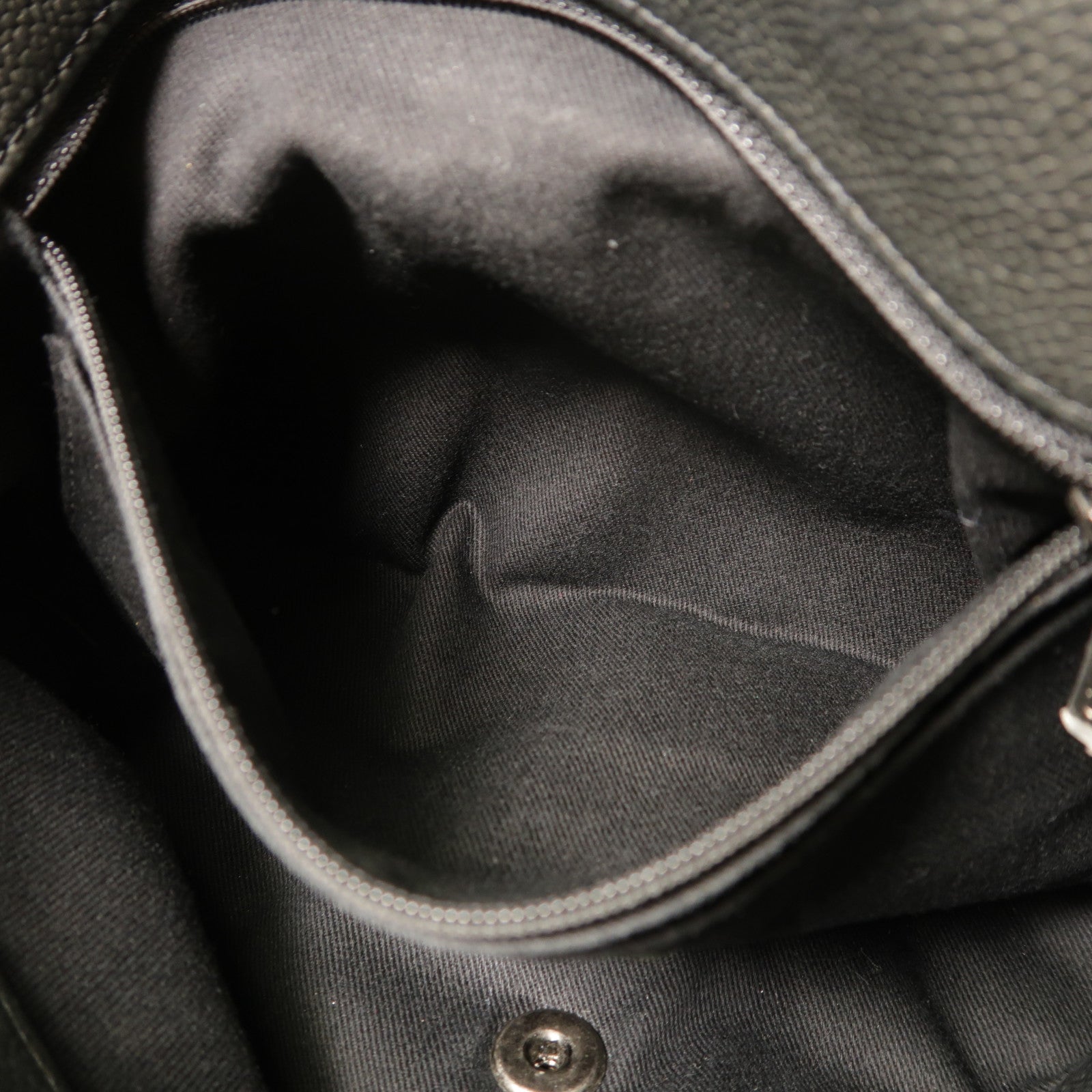 CHANEL 牛皮皮革Chain Shoulder銀扣鏈帶肩背袋
