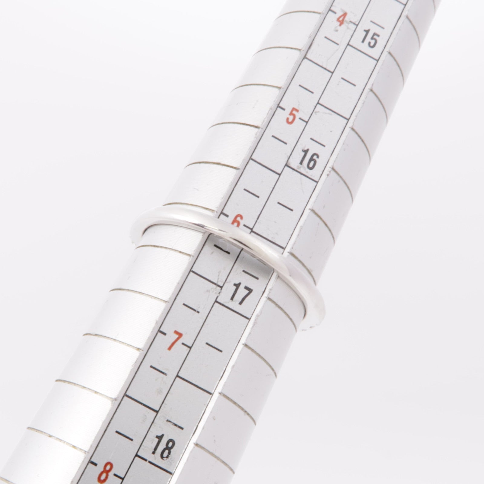 JEWELRY 【激減優惠】18K白金/PT900鉑金Ruby/Diamond Ring紅寶石/鑽石戒指US#6