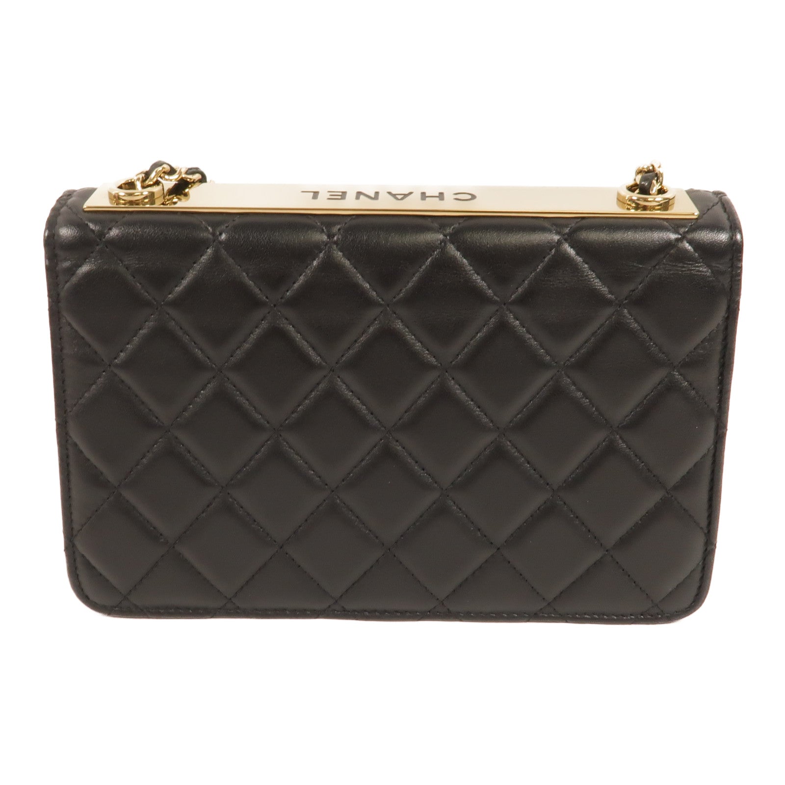CHANEL 羊皮皮革Trendy Wallet On Chain鏈帶肩背袋