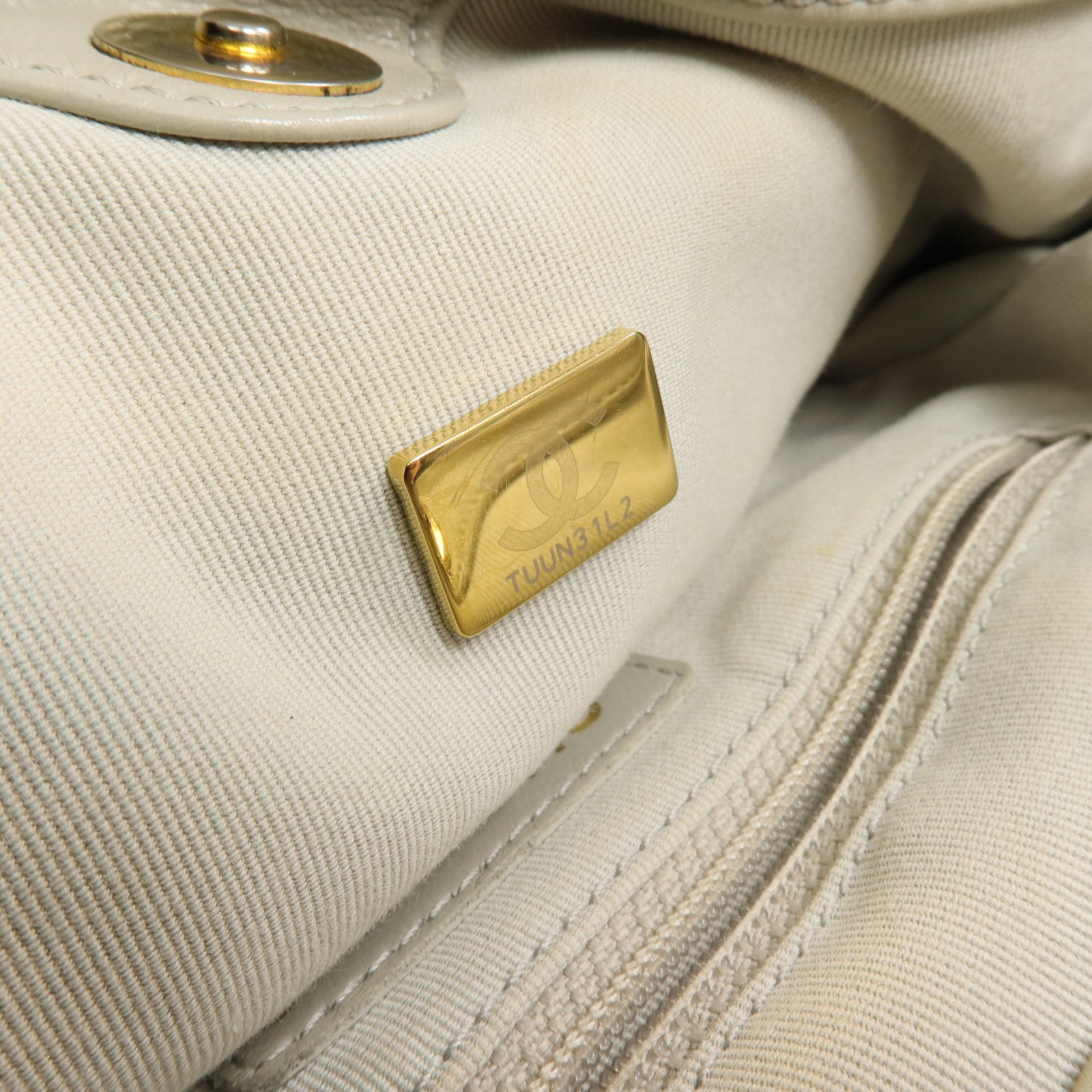 CHANEL 牛皮皮革Chain Shoulder Bag金扣鏈帶肩背袋