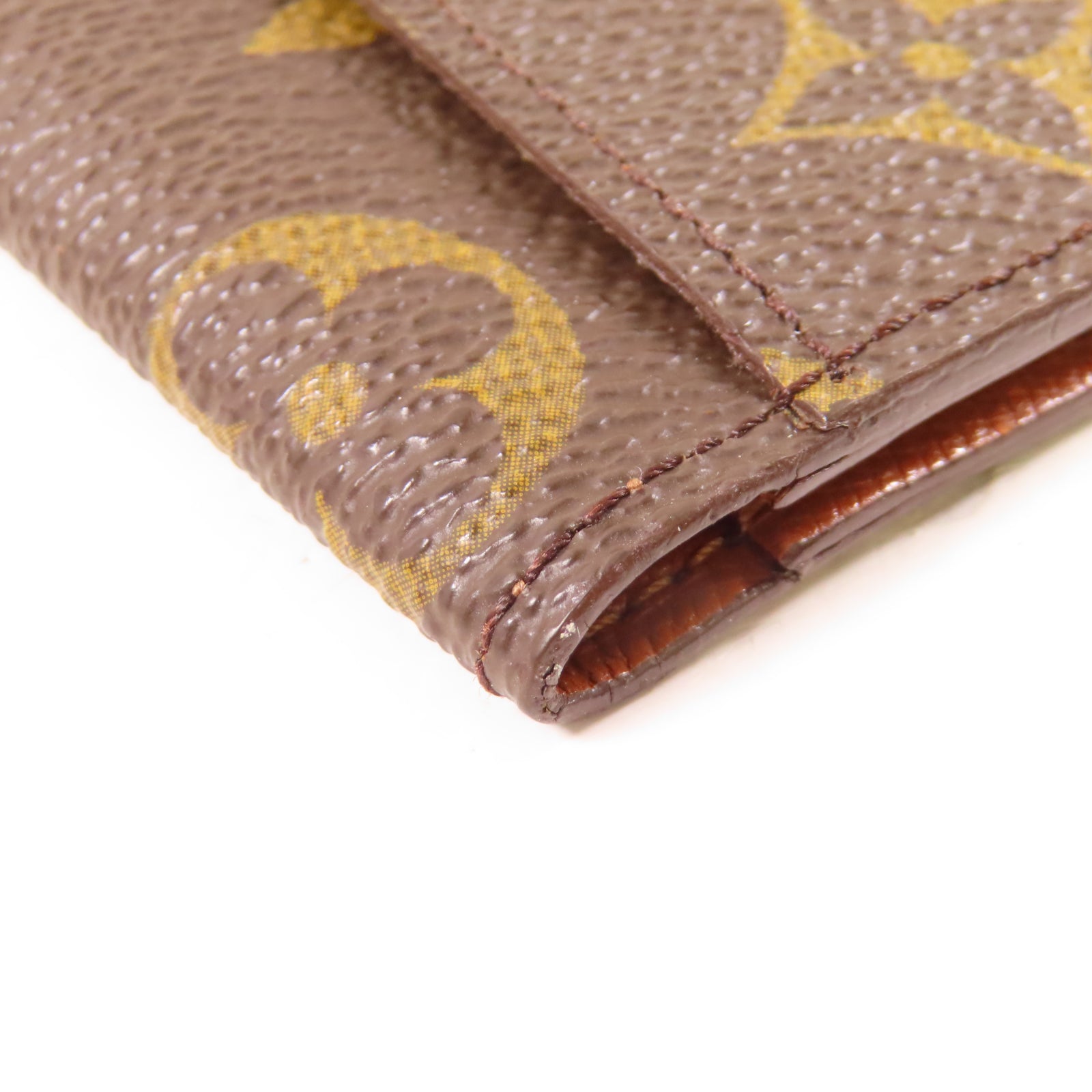 LOUIS VUITTON Monogram Pocket Card Case卡片套啡色