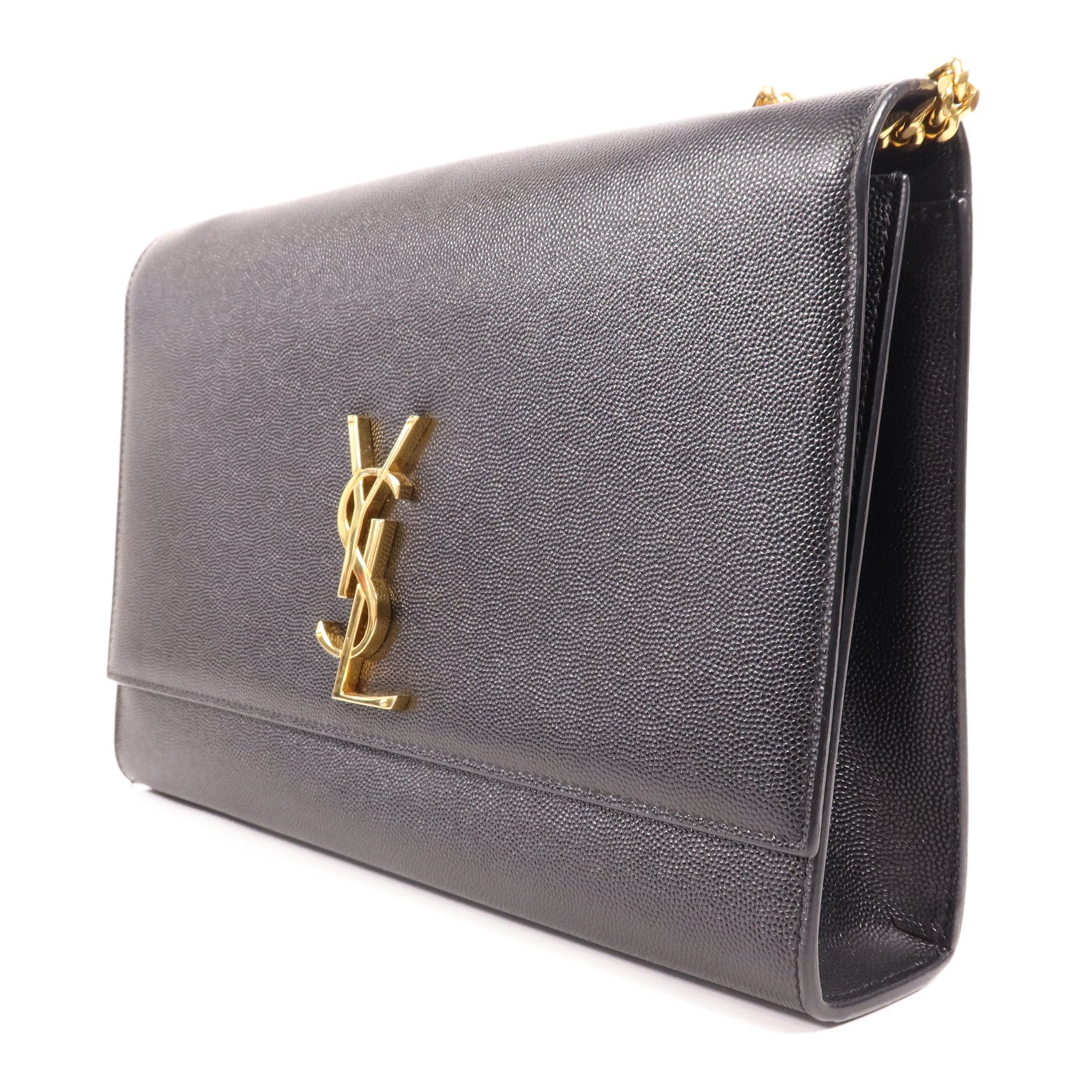 SAINT LAURENT 牛皮皮革Kate金扣鏈帶肩背袋