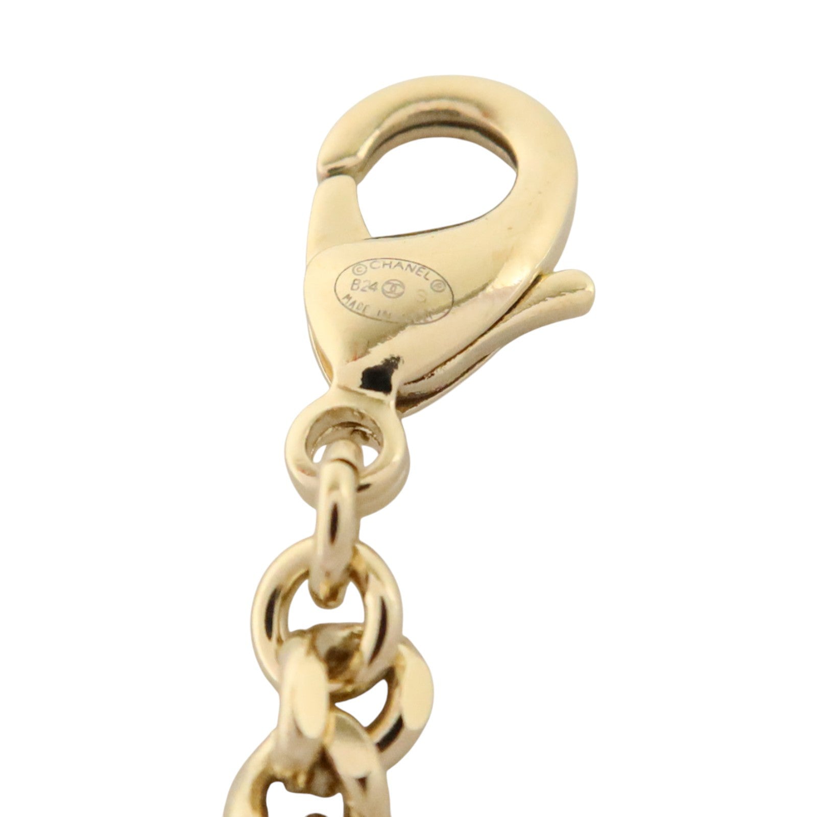 CHANEL 金屬/PVC Necklace金扣項鏈