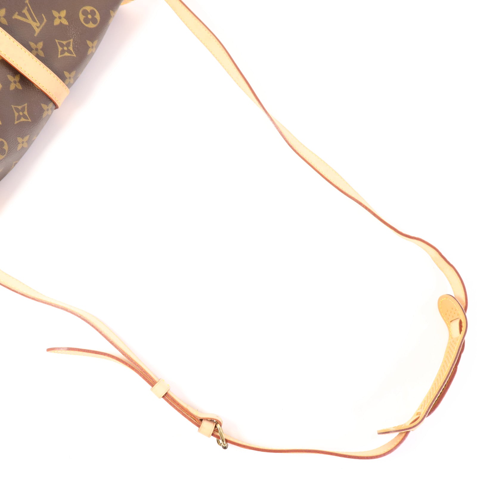 LOUIS VUITTON Monogram Saumur 30金扣肩背袋棕色