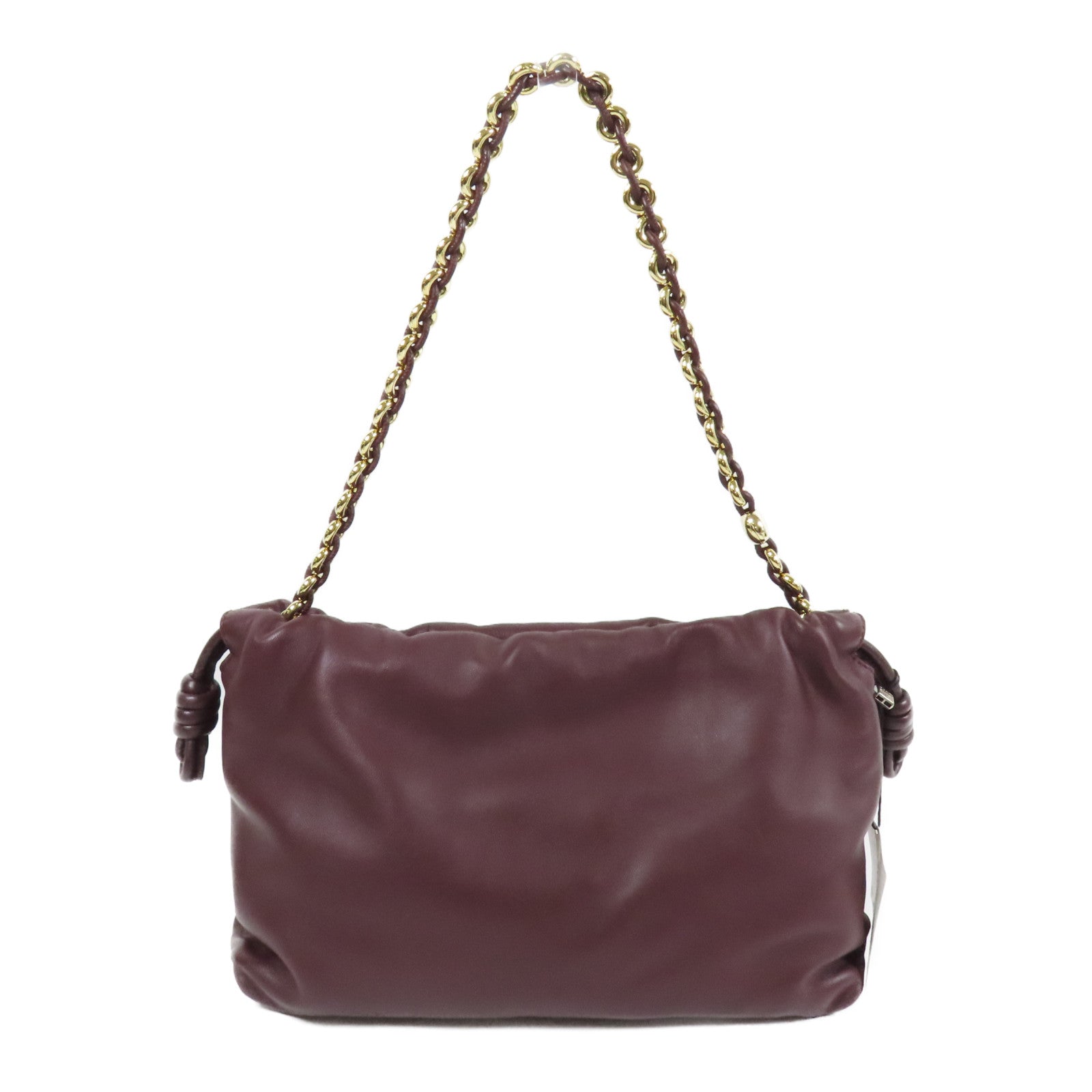 LOEWE 羊皮皮革Medium Flamenco Purse金扣肩背袋