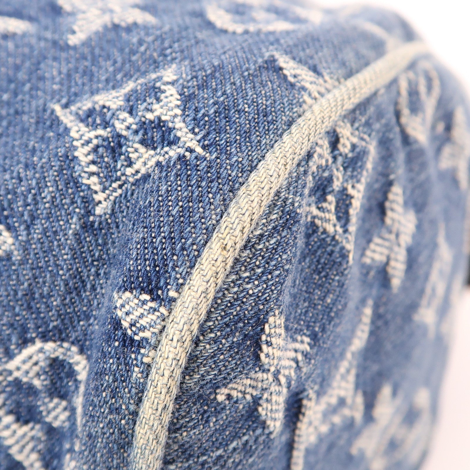 LOUIS VUITTON Monogram Denim Neo Speedy金扣手挽袋