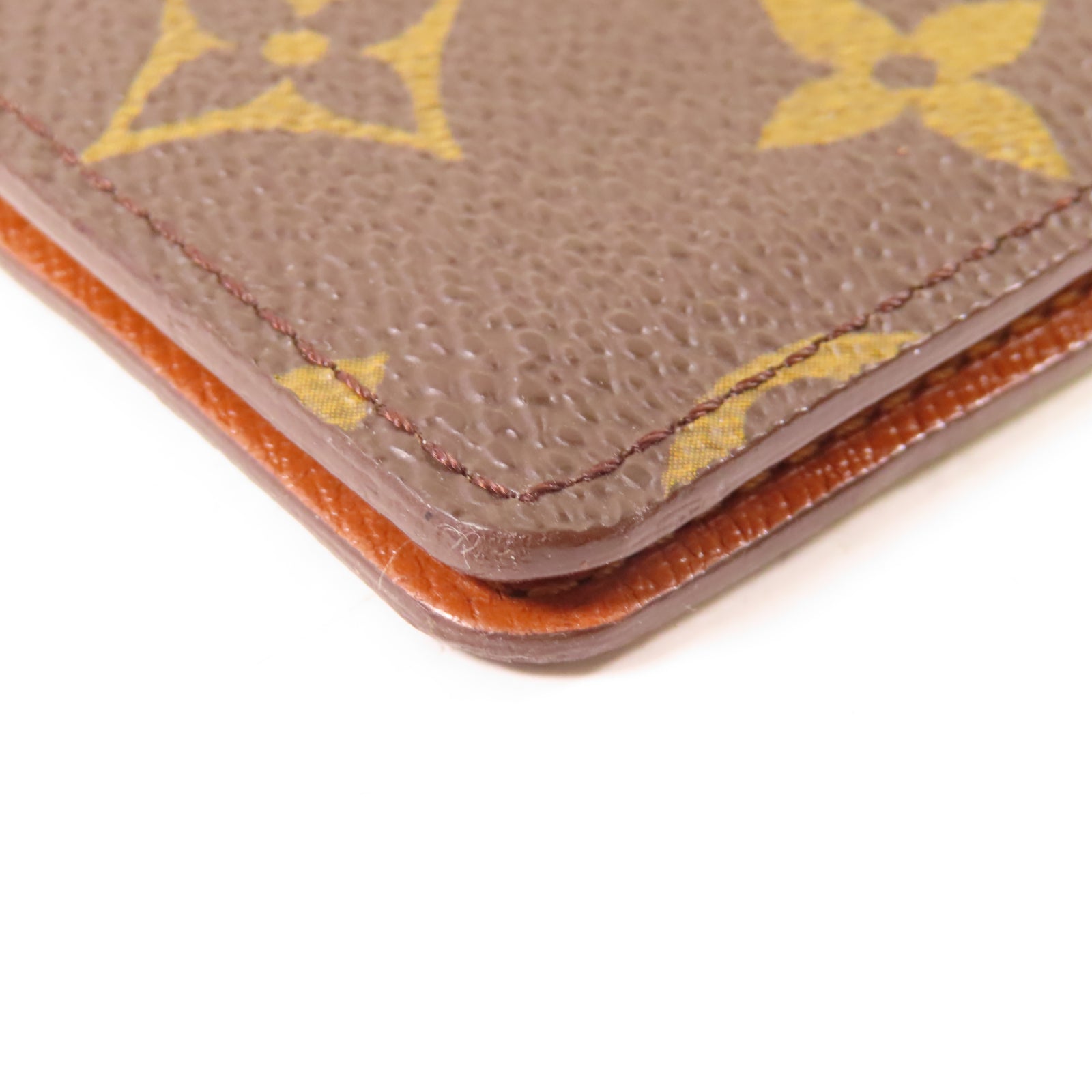 LOUIS VUITTON Monogram Pocket Card Case卡片套啡色