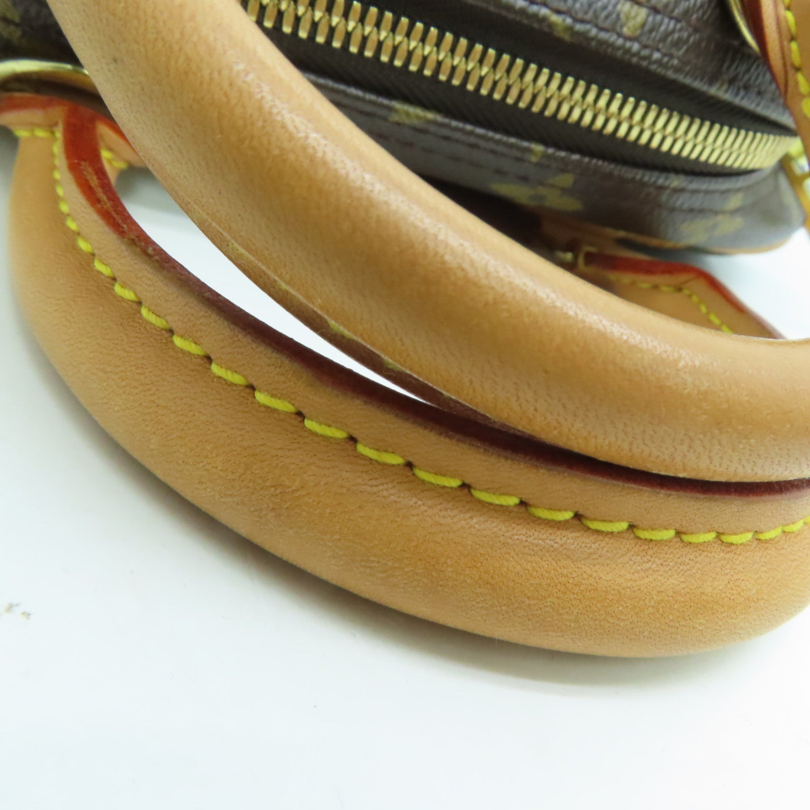 LOUIS VUITTON Monogram Trouville Hand Bag金扣手挽袋啡色