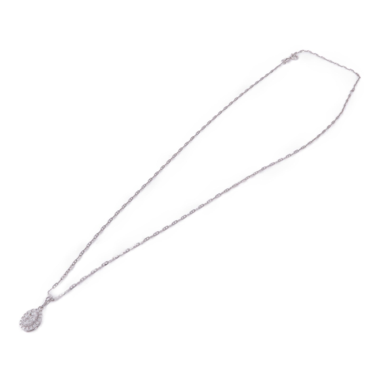 JEWELRY (PRICE DOWN) Diamond Necklace 18K White Gold
