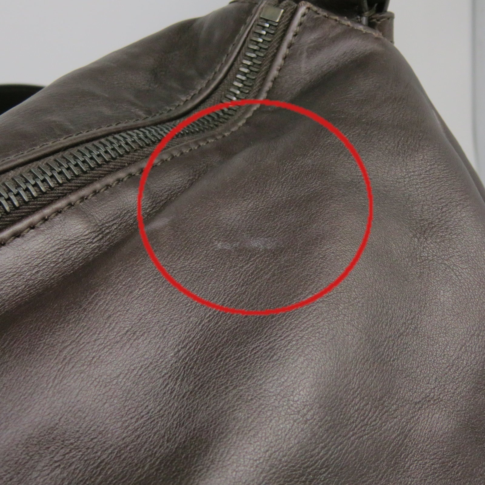 BOTTEGA VENETA 羊皮皮革Shoulder Bag肩背袋啡色