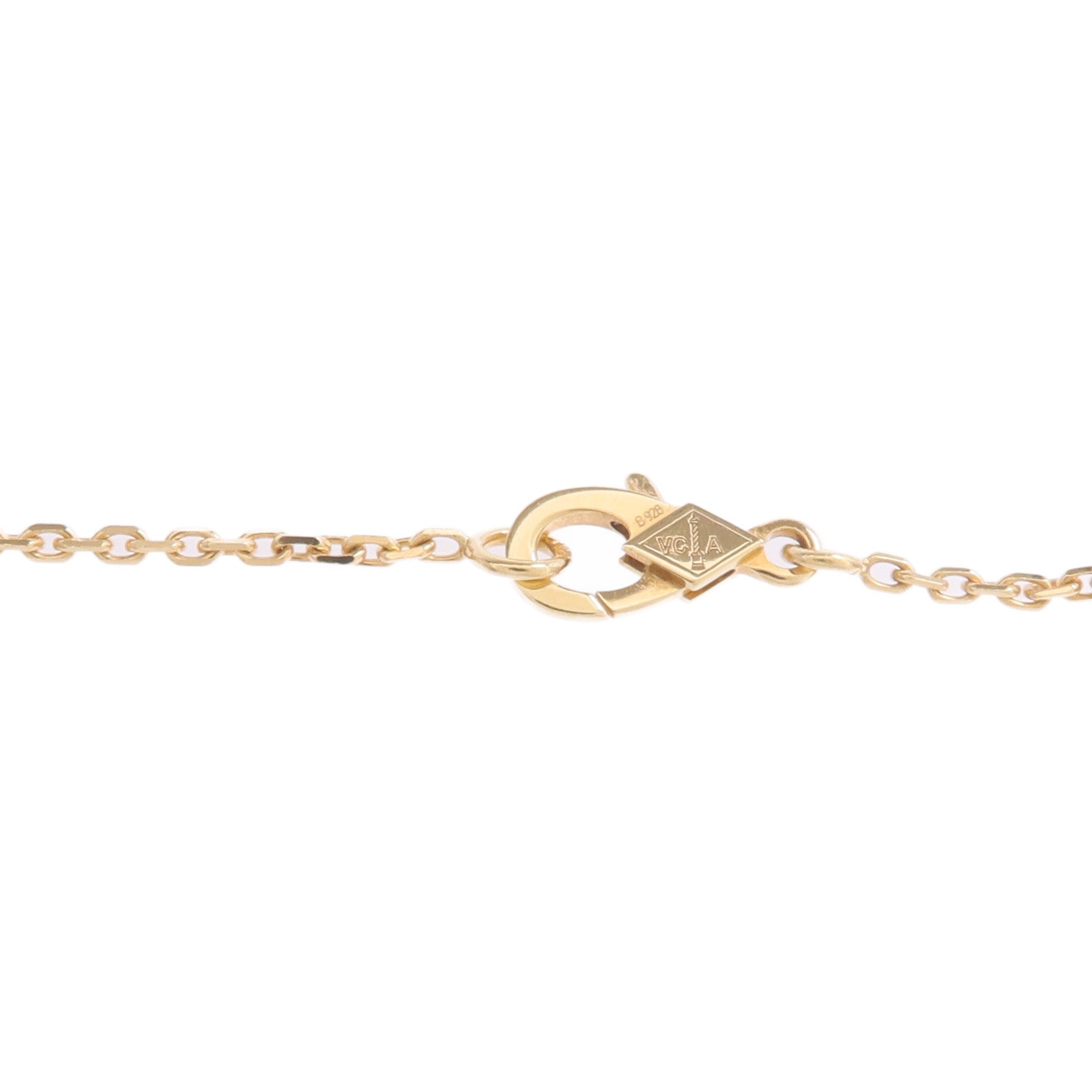 Van Cleef & Arpels 18K黃金Vintage Alhambra Pandent項鍊