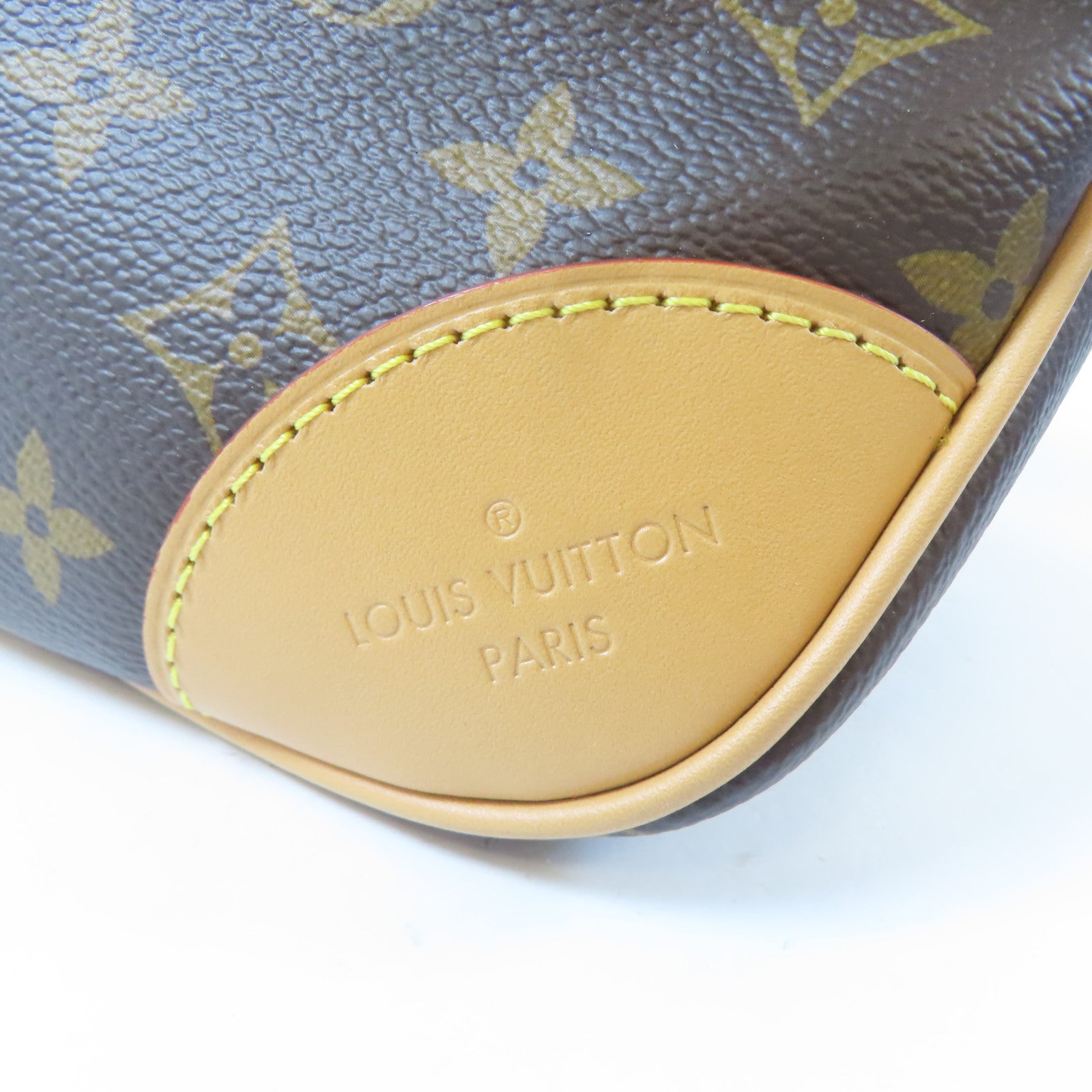 LOUIS VUITTON Monogram Boulogne金扣肩背袋啡色
