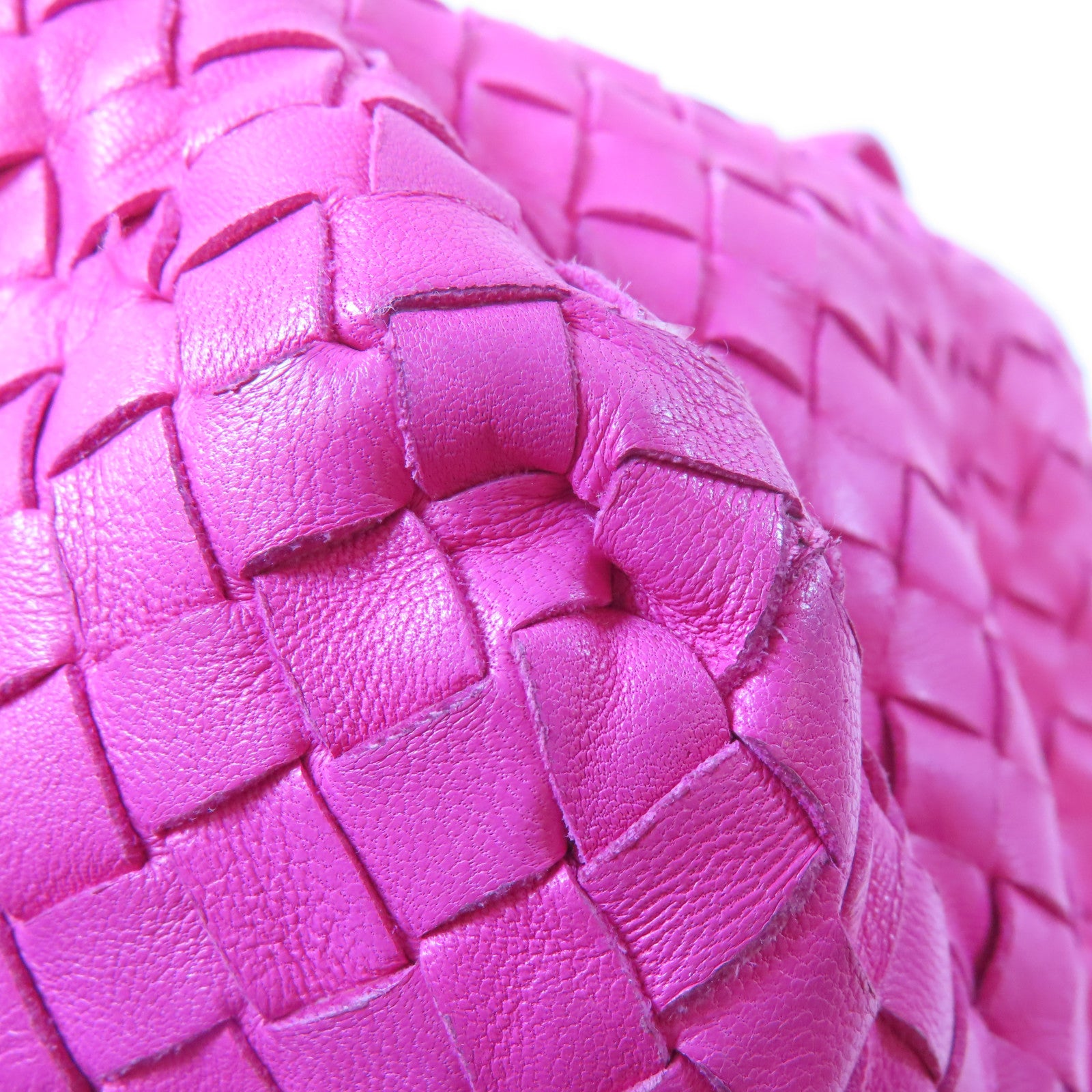 BOTTEGA VENETA 牛皮皮革Tote Bag肩背袋粉紅色