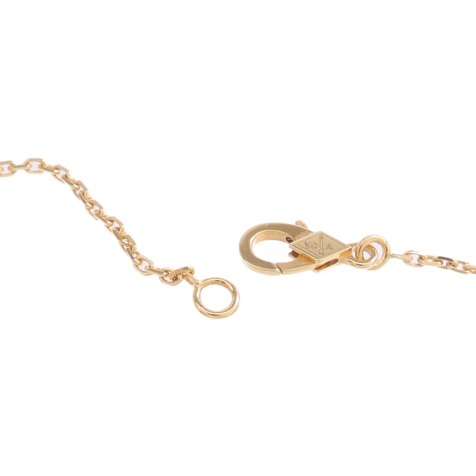 Van Cleef & Arpels 18K黃金Vintage Alhambra Pandent項鍊