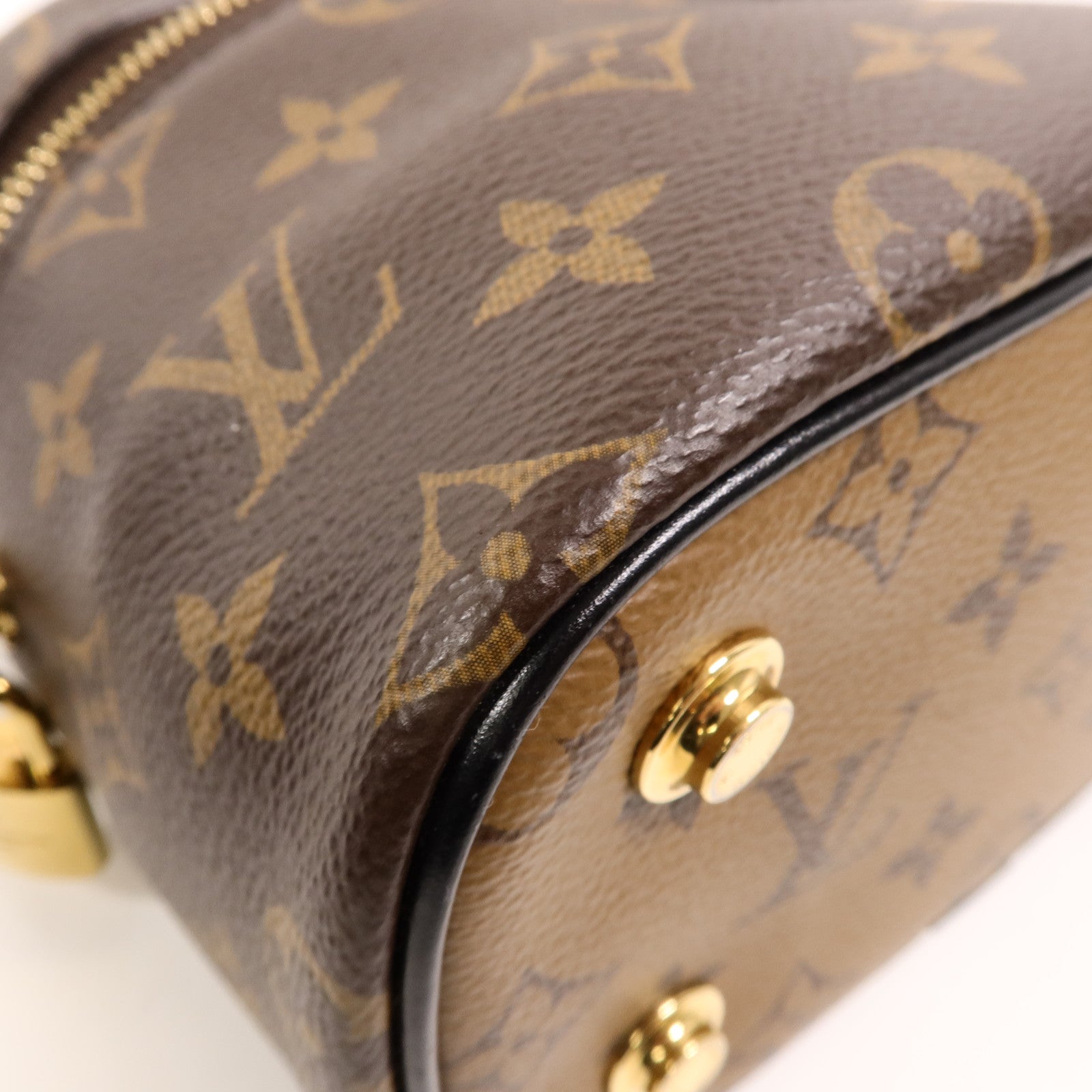 LOUIS VUITTON Monogram Reverse Vanity PM手挽肩背兩用袋