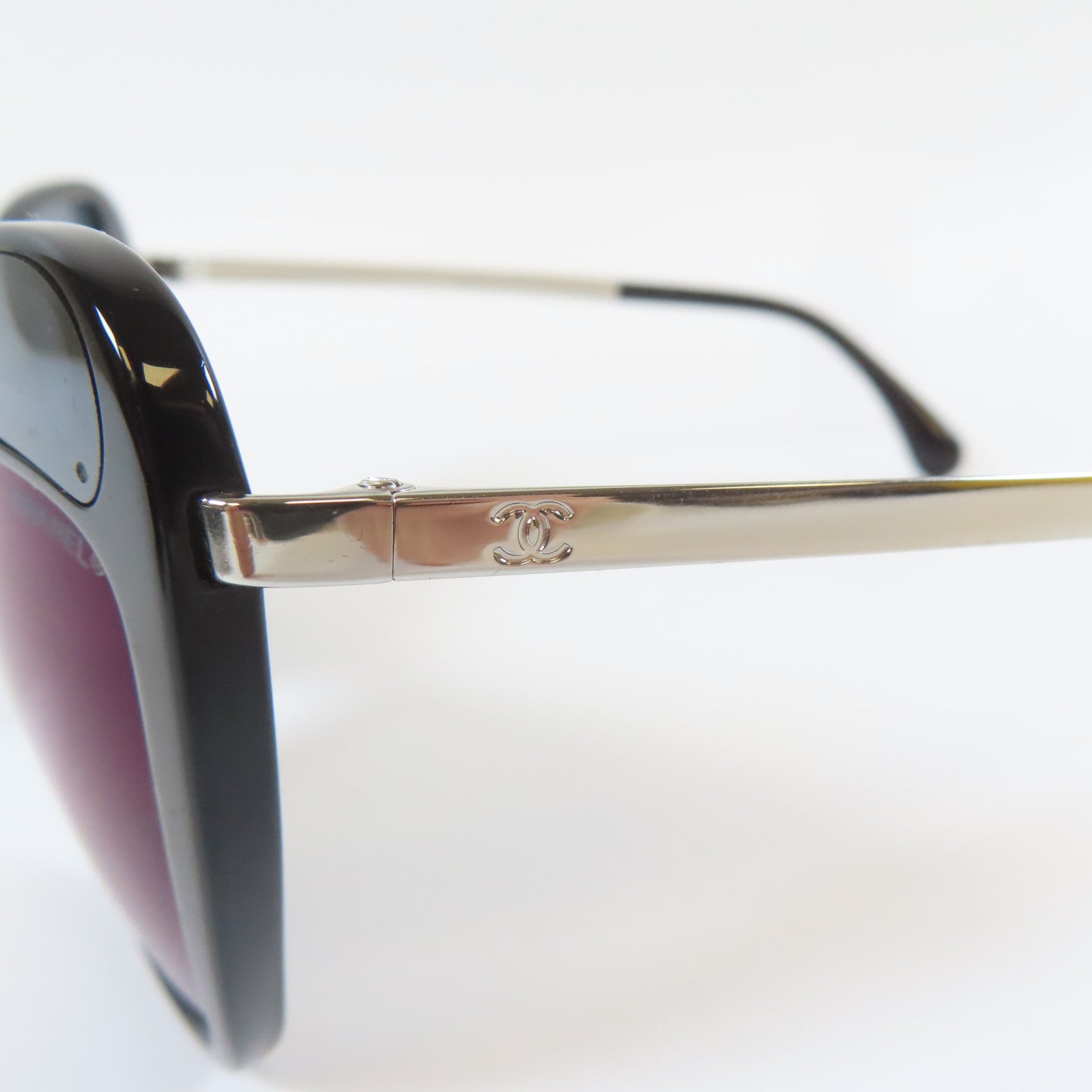 CHANEL 【激減優惠】PVC Sunglass太陽眼鏡黑色