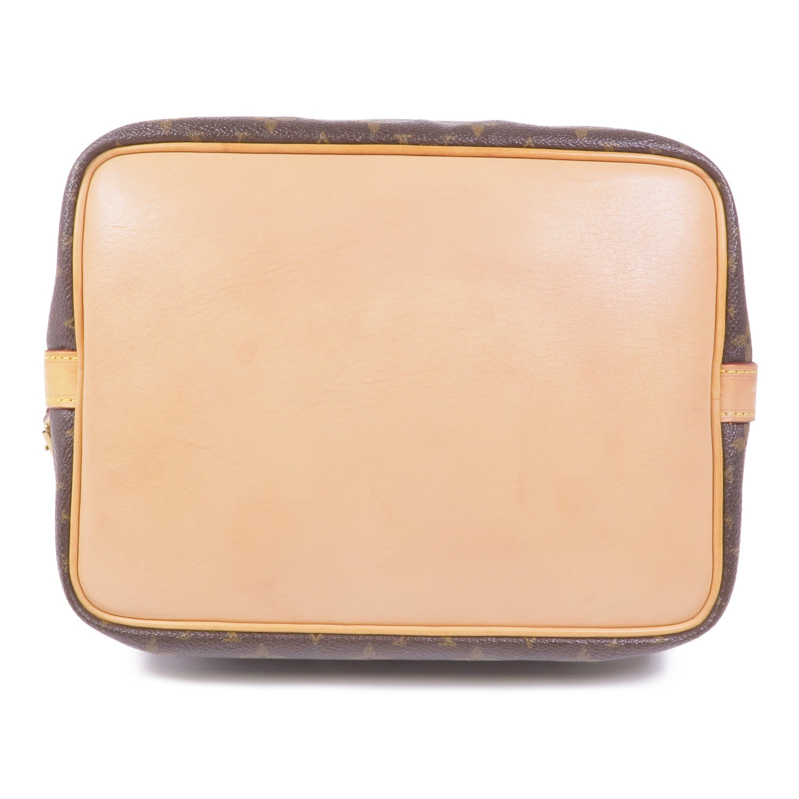 LOUIS VUITTON Monogram Petit Noe金扣肩背袋棕色