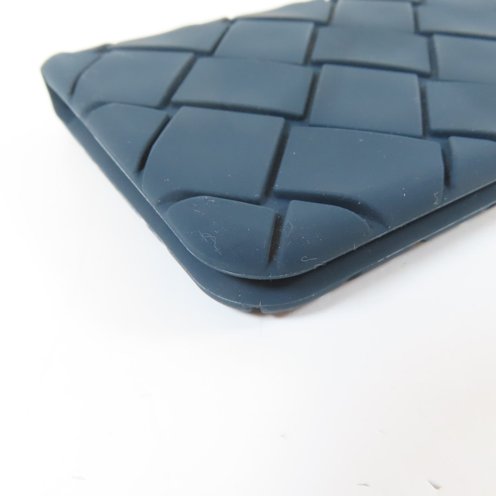 BOTTEGA VENETA PVC Card Case卡片套深藍色