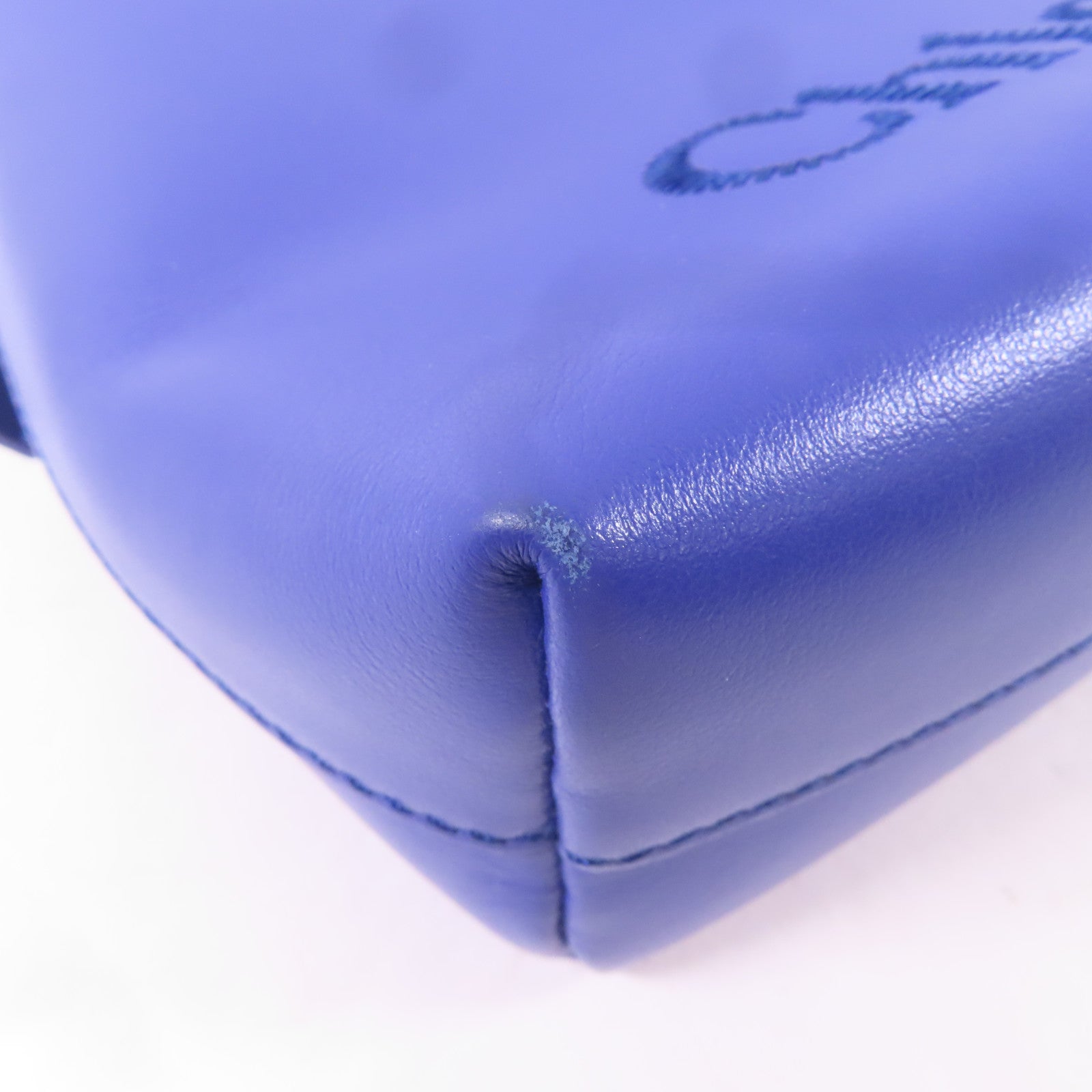 Chloe 牛皮皮革Shoulder Bag手挽肩背兩用袋藍色